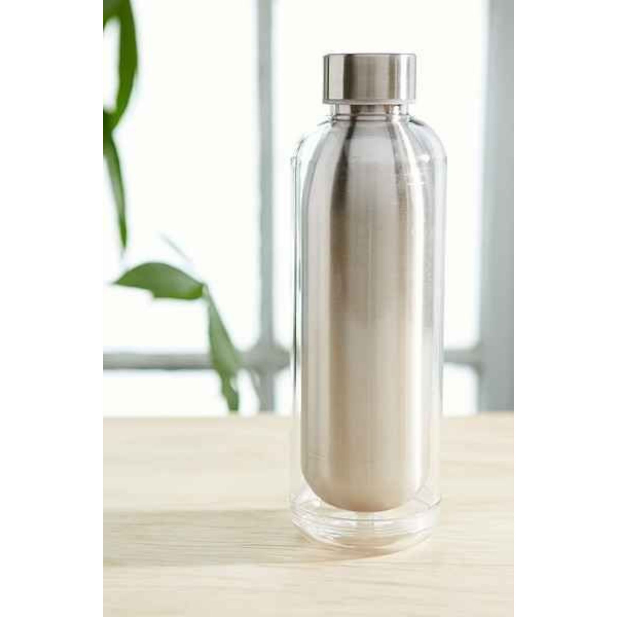 Thermos Vacuum Flask Stainless Steel 450ml with Insulated Acrylic Shell