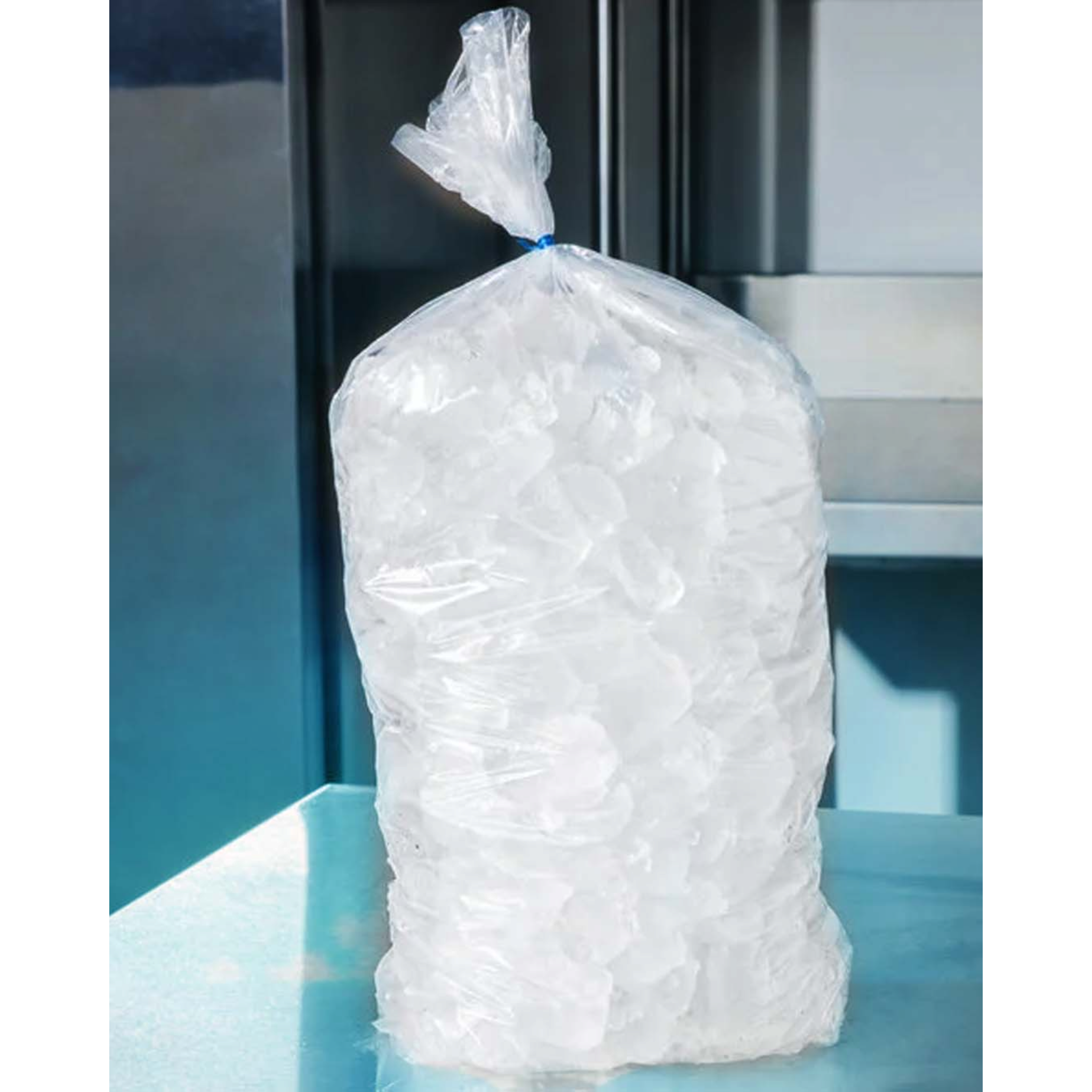 Plastic Bag 300x650mm 100microns 5kg Ice Block Bags No Punch 100pack