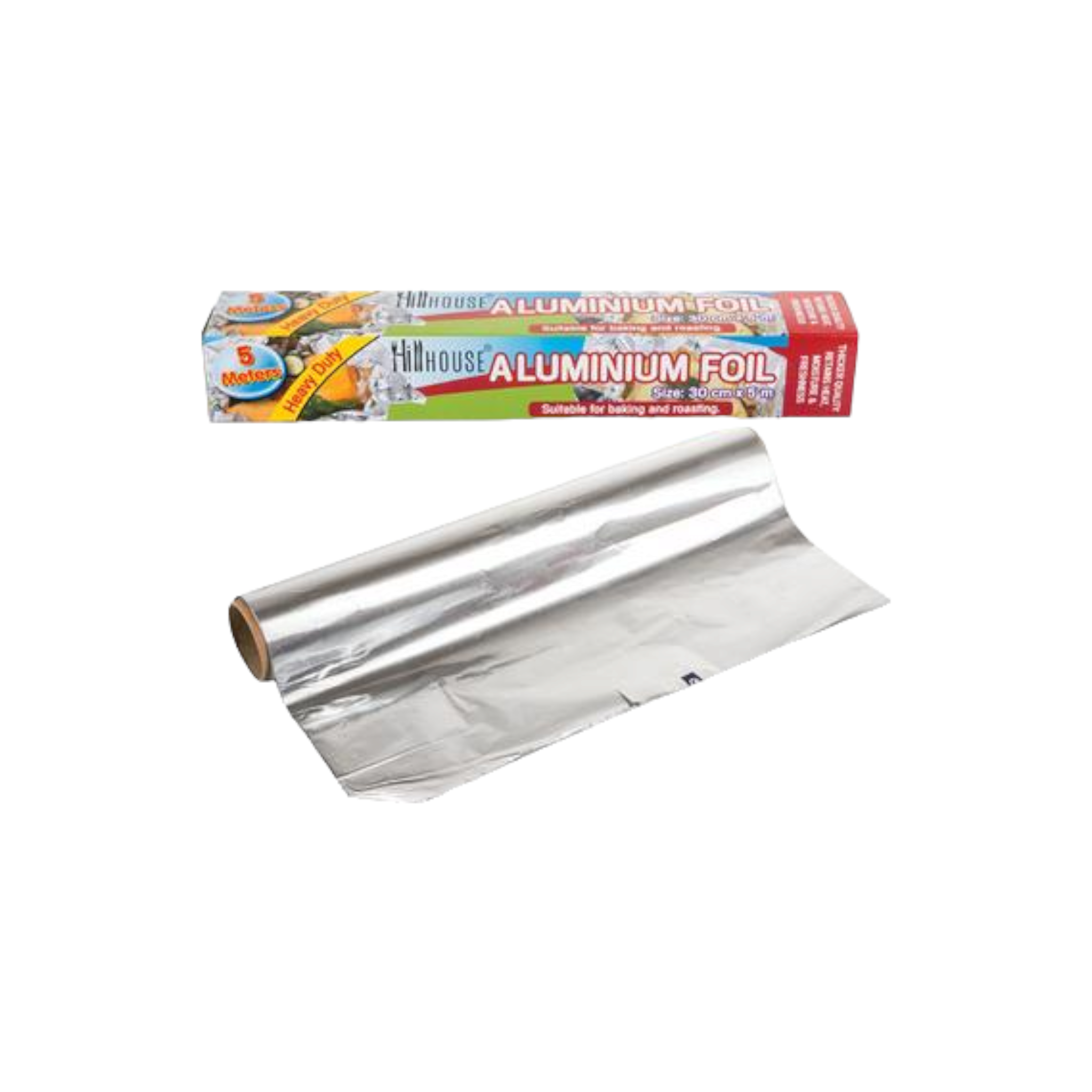 Disposable Foil Aluminium Roll 30cmx5m Heavy Duty