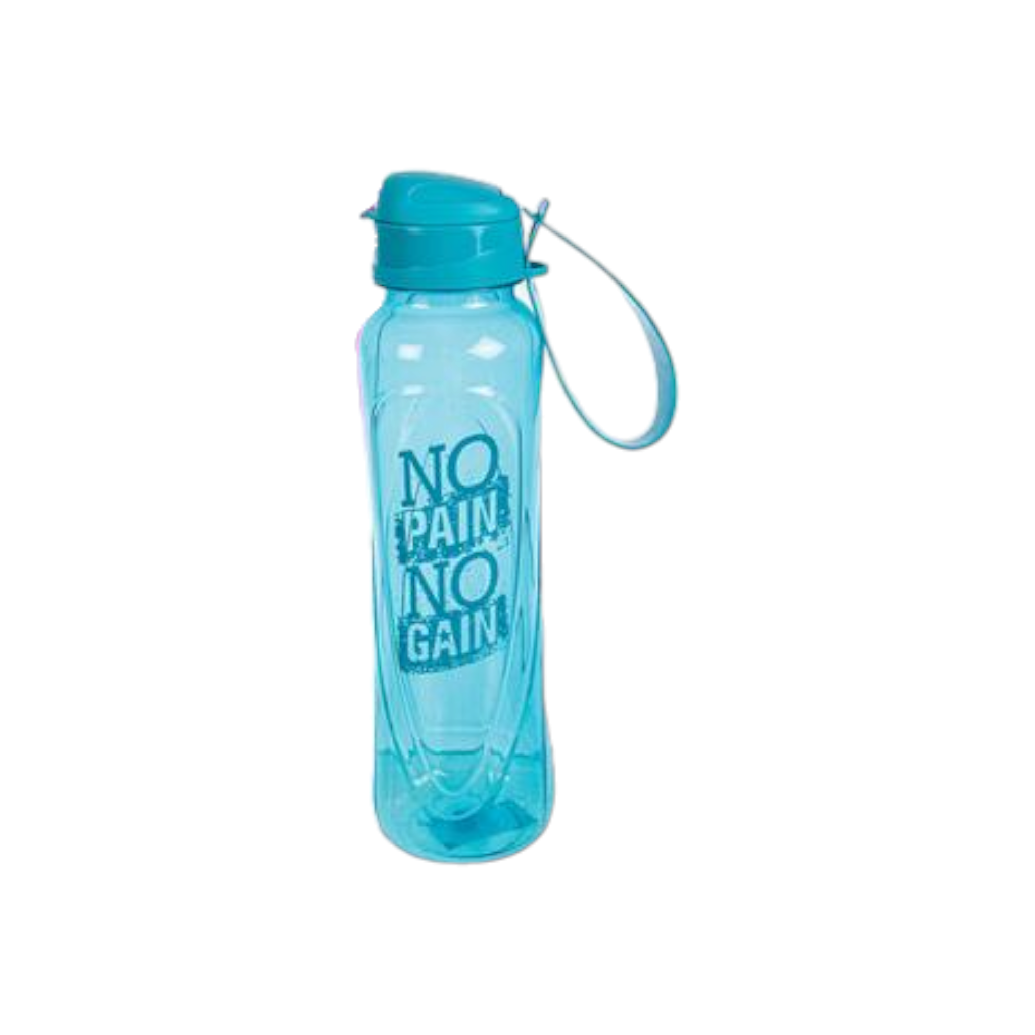 Sports Water Bottle 600ml No Pain No Gain