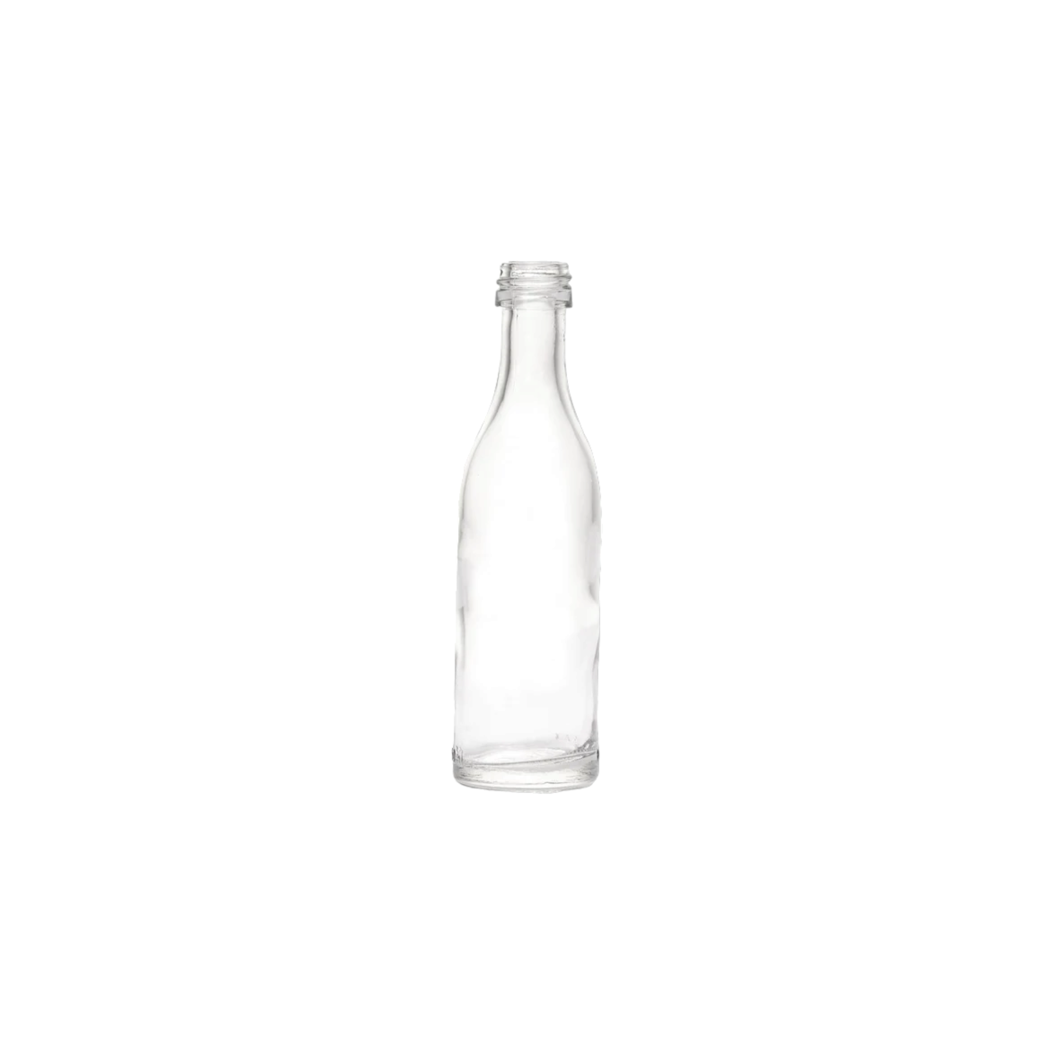 50ml Glass Mini Spirit Bottle with Black Expe Liner Cap