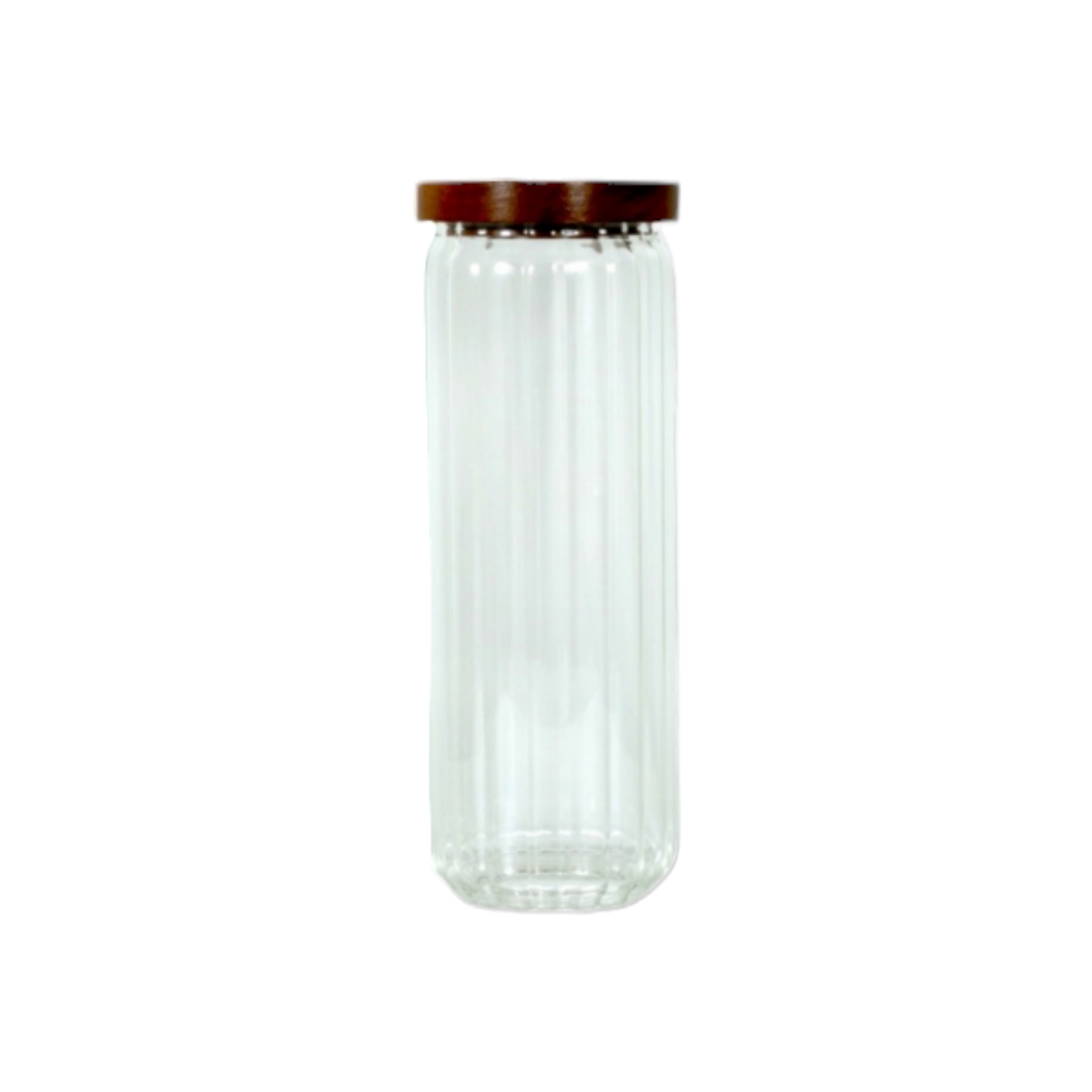 Glass Canister 1200ml with Acacia Lid