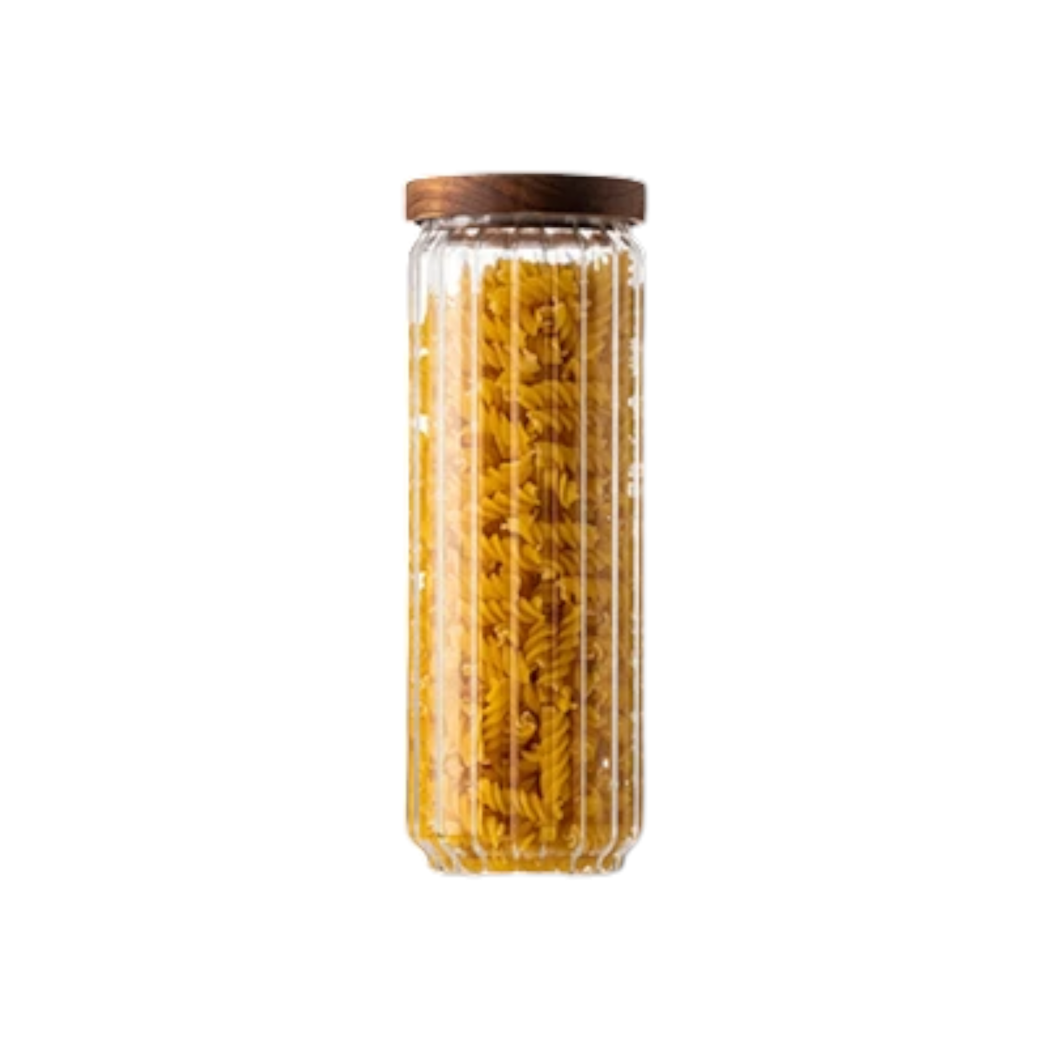 Glass Canister 1200ml with Acacia Lid