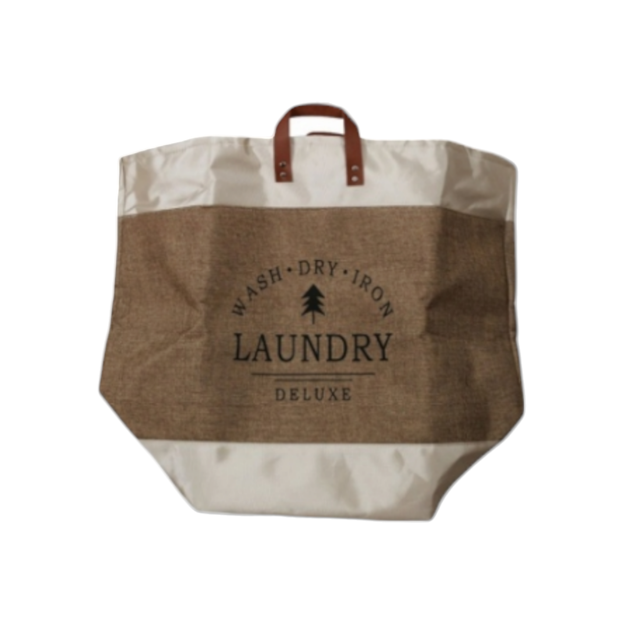 Foldable Canvas Laundry Bag Basket