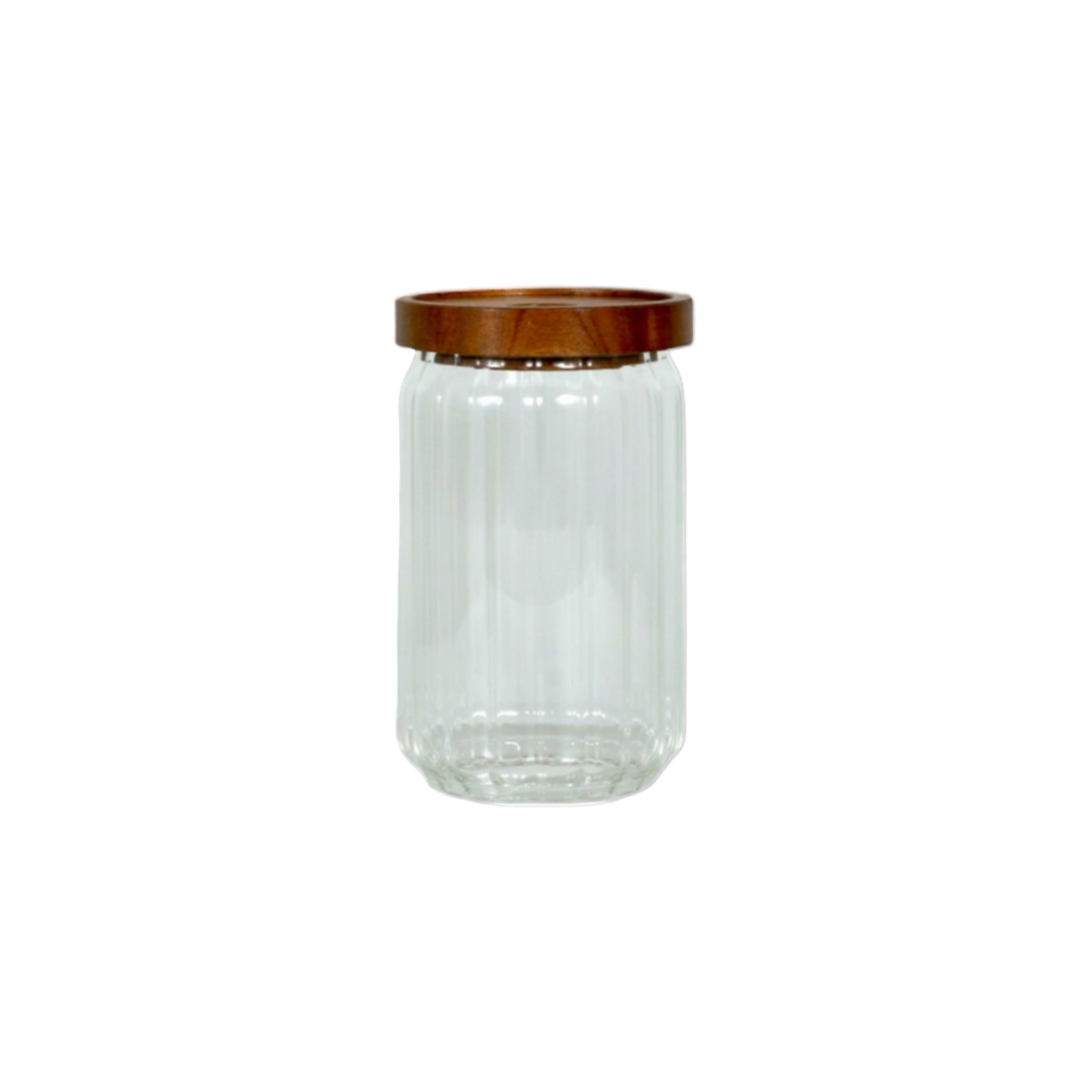 Glass Canister Jar 700ml with Acacia Lid