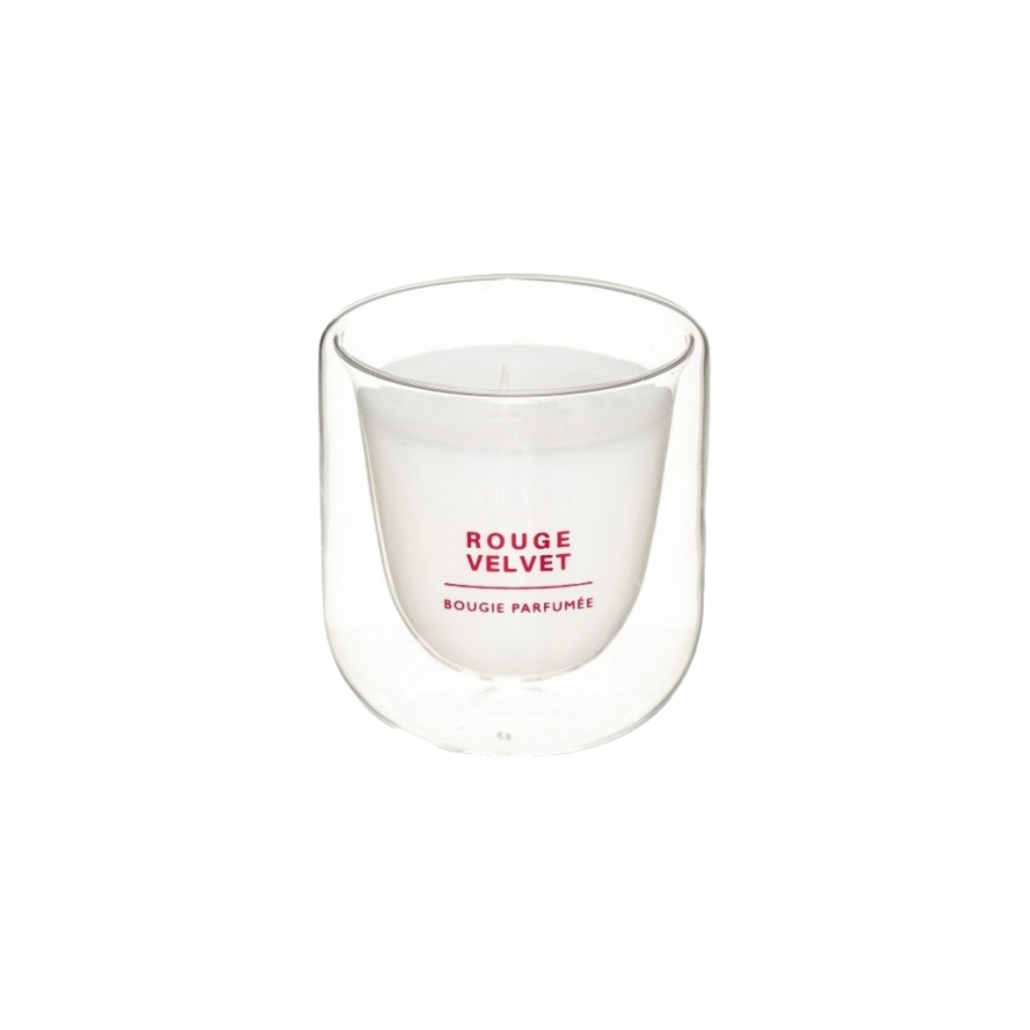 Ilan Red Velvet Glass Scented Candle 130g