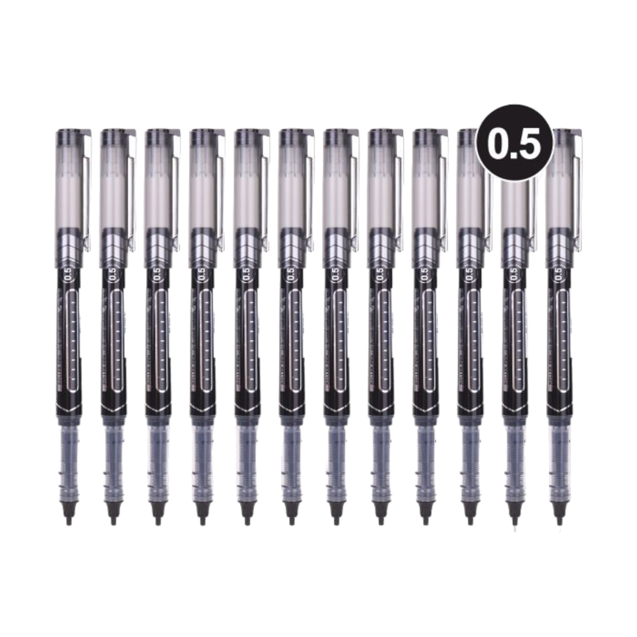 Deli Mate Roller Pen 0.5mm Black Ink EQ20220 1pc