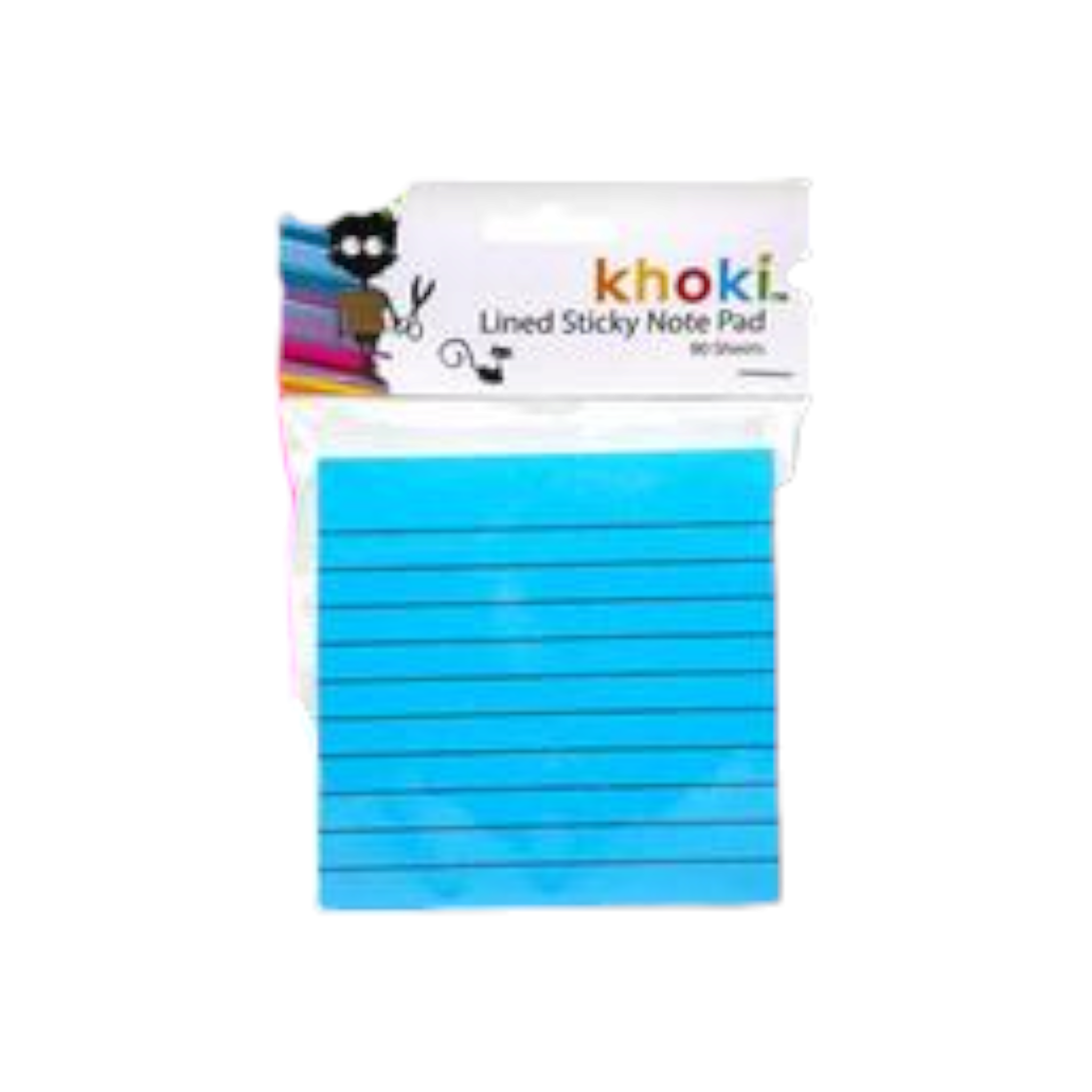 Khoki Note Pad Self Stick Ruled 90 Sheet