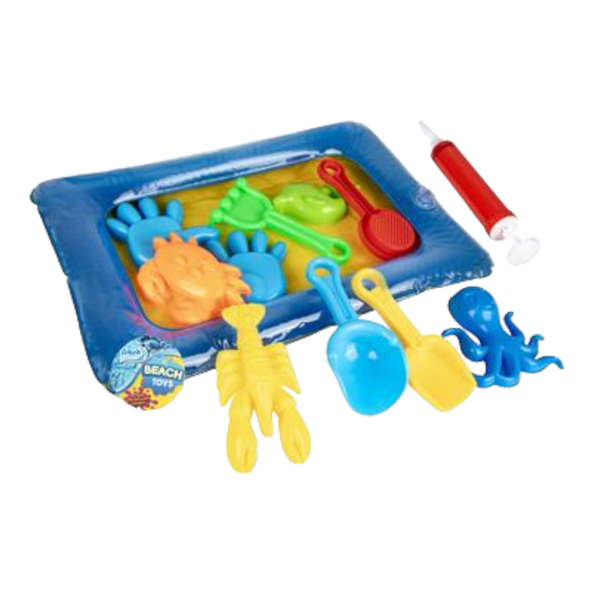 Beach Set with Inflatable Sandpit 11pcs