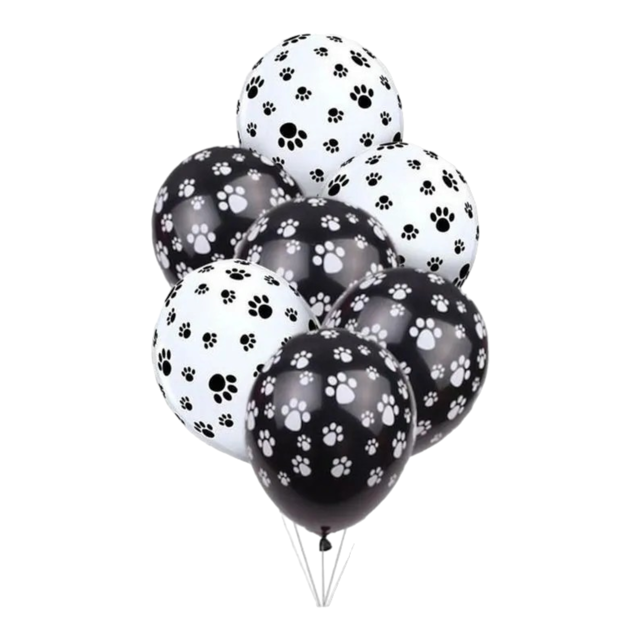 Paw Print Balloons PET Birthday Balloon Decoration 30cm 6pcs