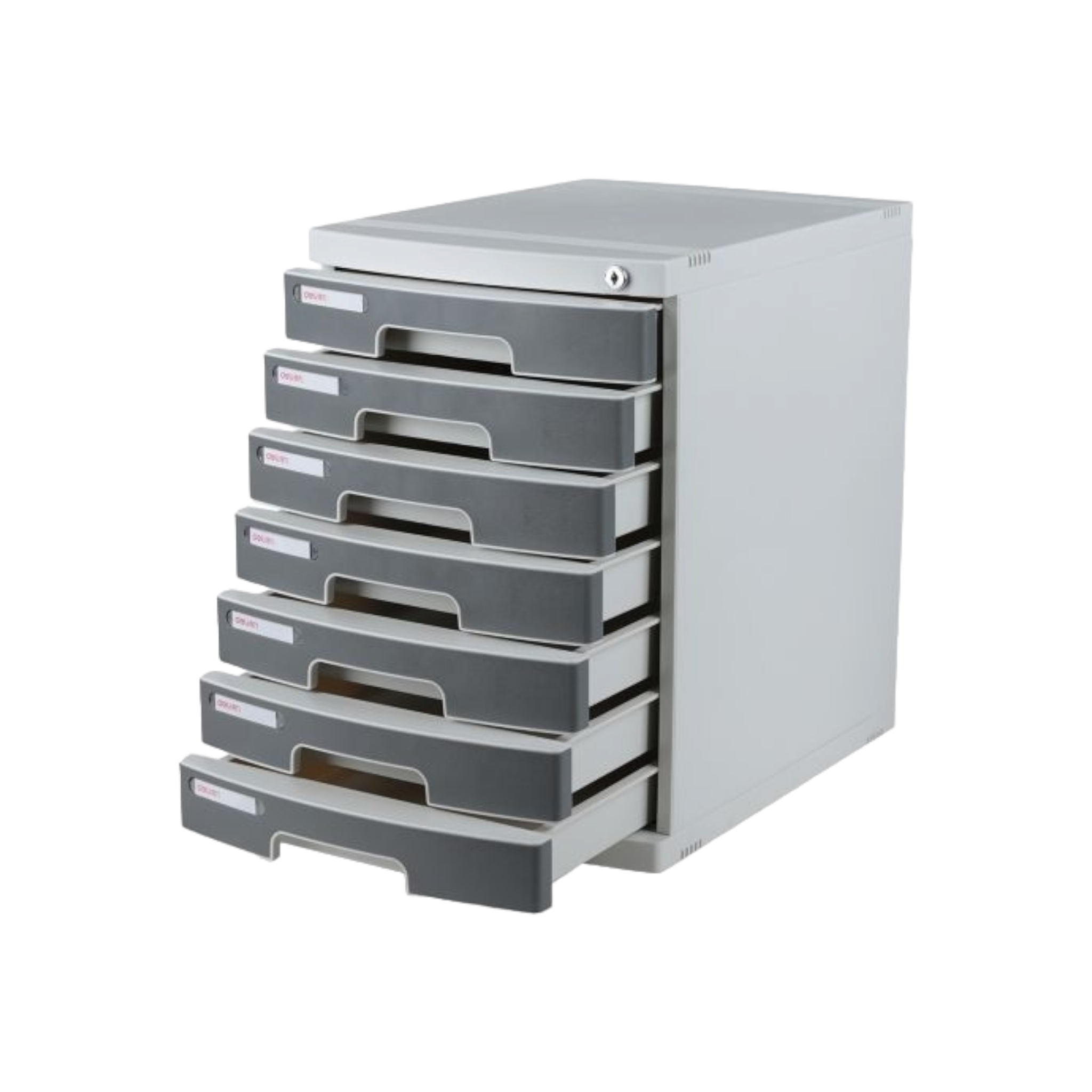 Deli File Cabinet Front Lock 7 Drawer 395x302x432cm