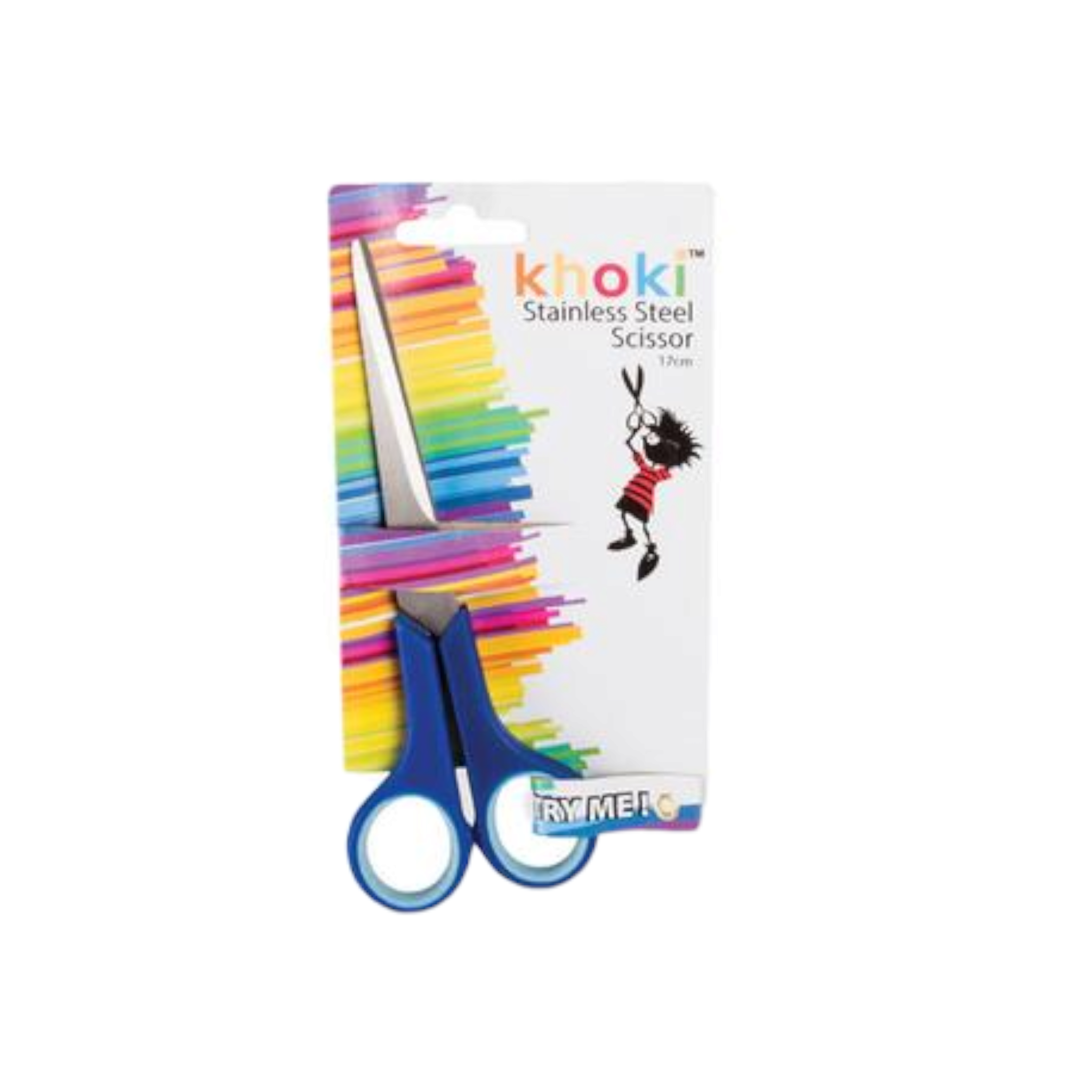 Khoki Scissor with Plastic Handle 17cm