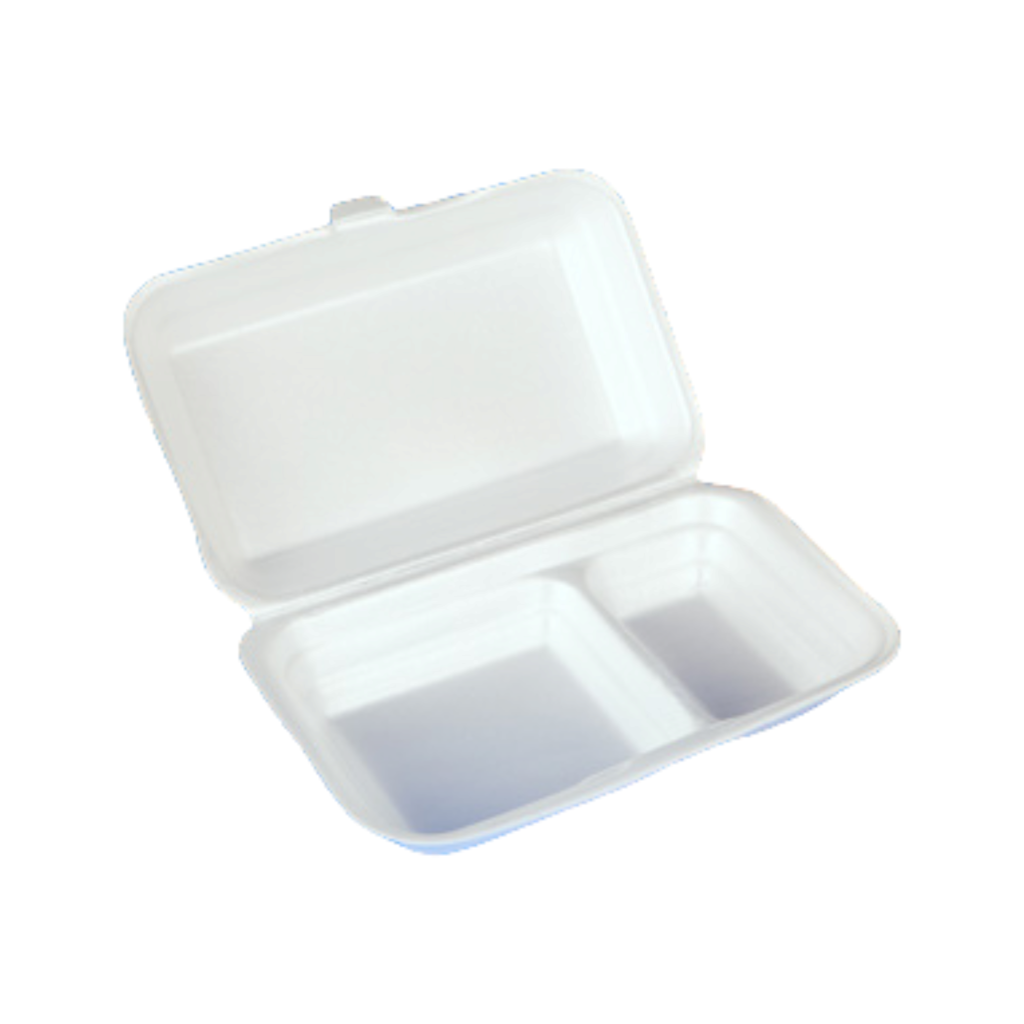 Fomo Food Tray No.30 2-Division Clamshell 75pack