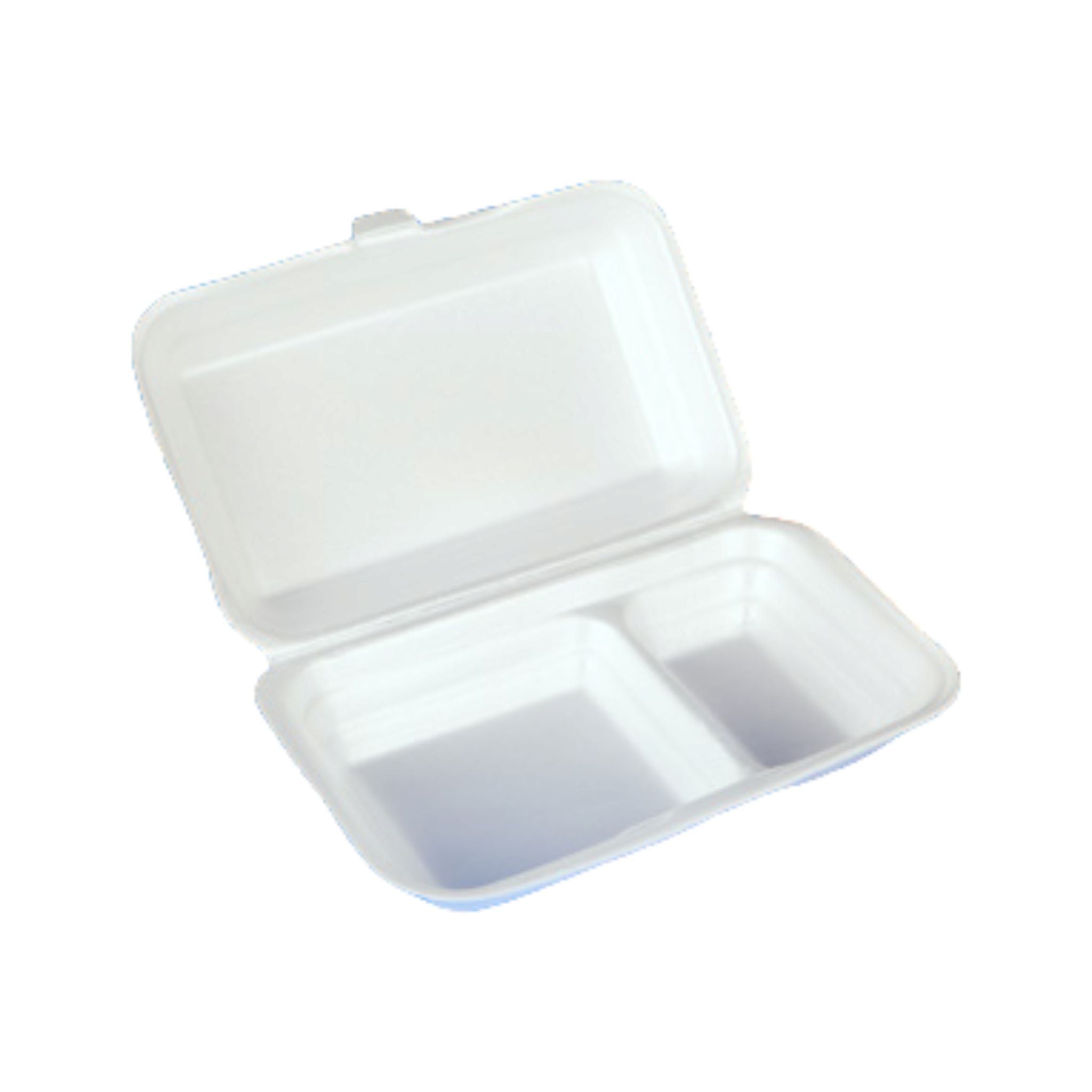 Fomo Food Tray No.40 2-Division Clamshell 75pack