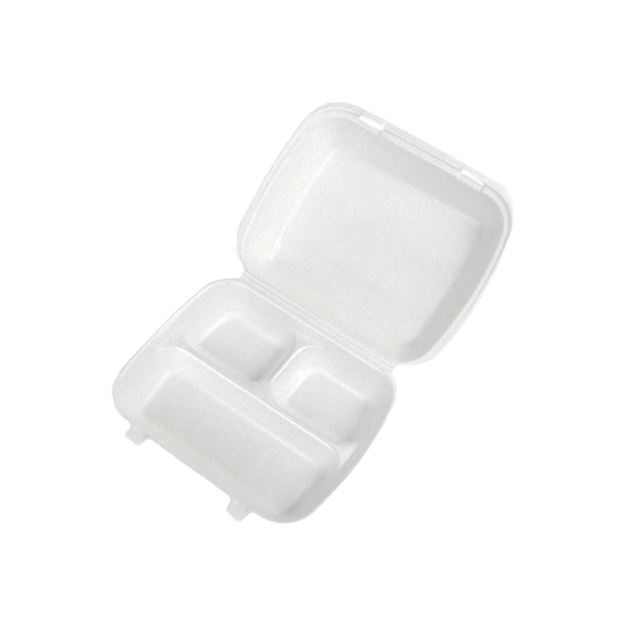 Fomo Food Tray No.53 - 3 Division Clamshell 75pack