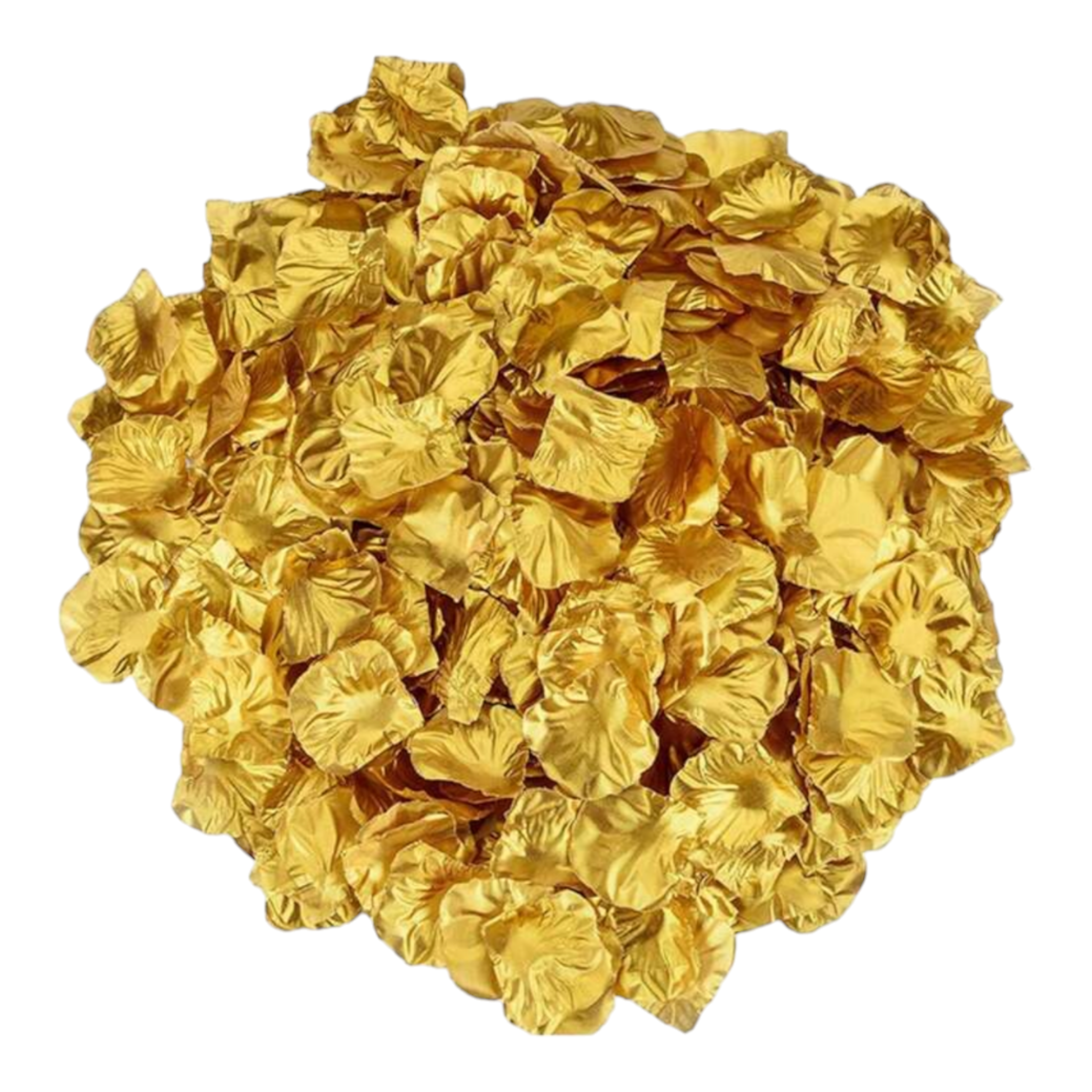 Artificial Gold Rose Petals 150pcs in Bag A0094