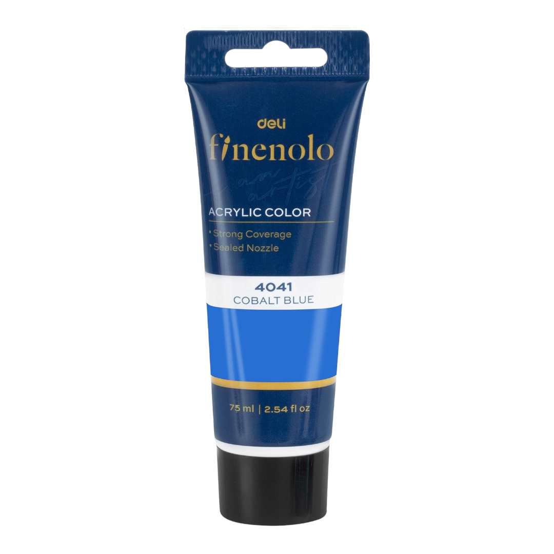 Deli Finenolo Acrylic Paint 75ml Cobalt Blue