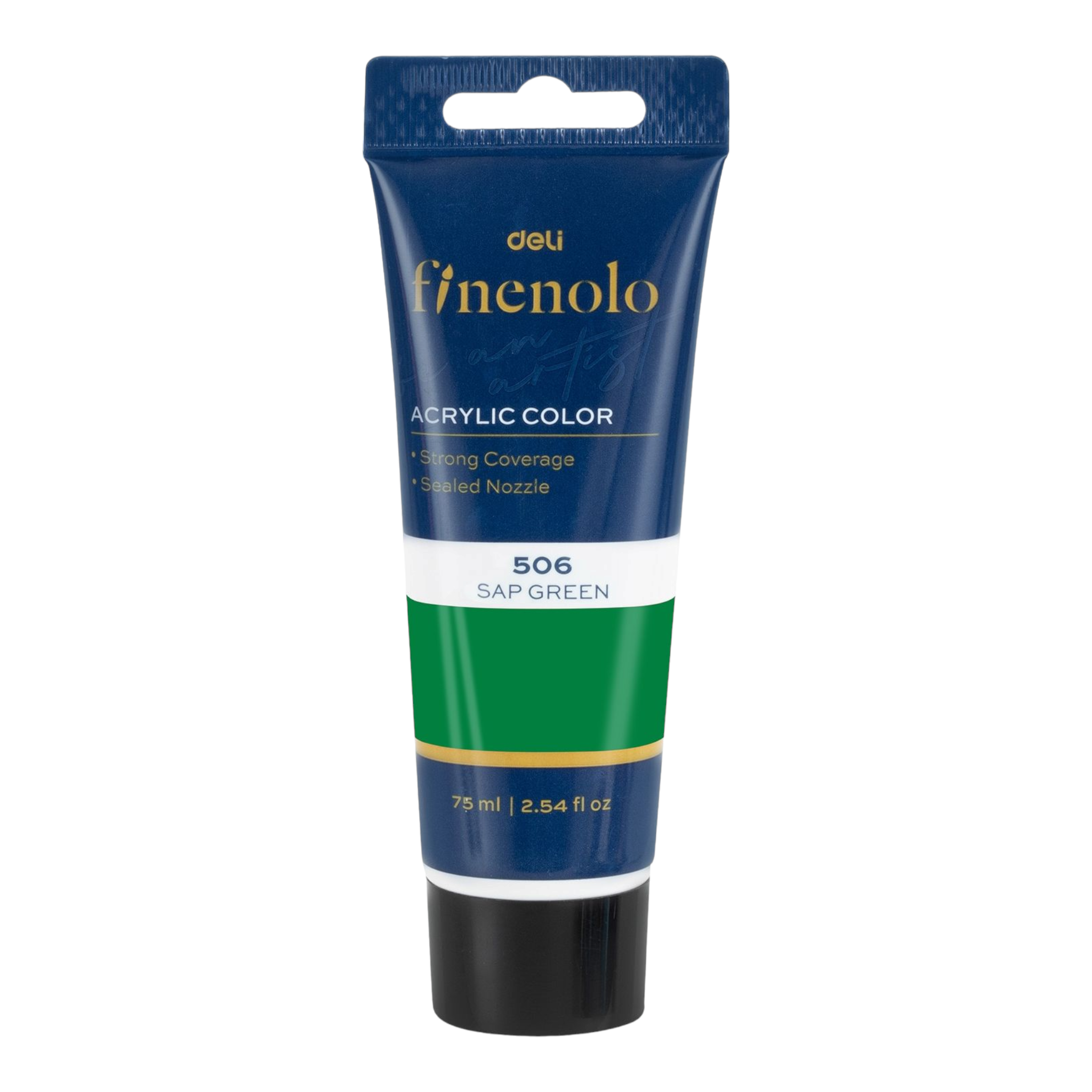 Deli Finenolo Acrylic Paint 75ml SAP Green