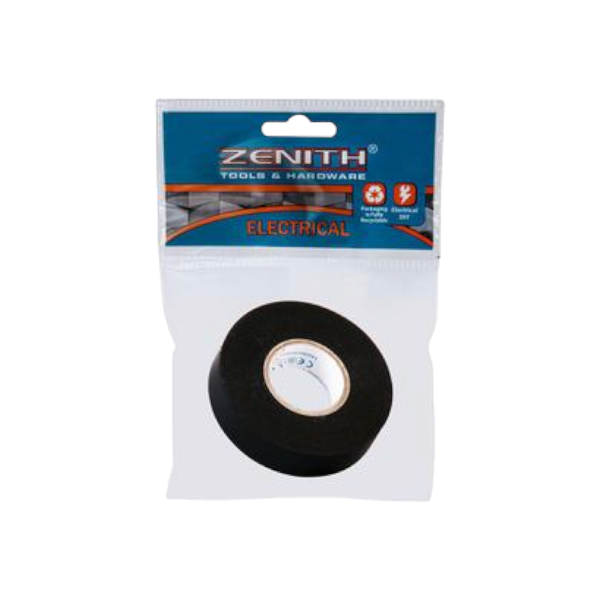 Zenith Insulation Tape Plastic 18mmx20m Black