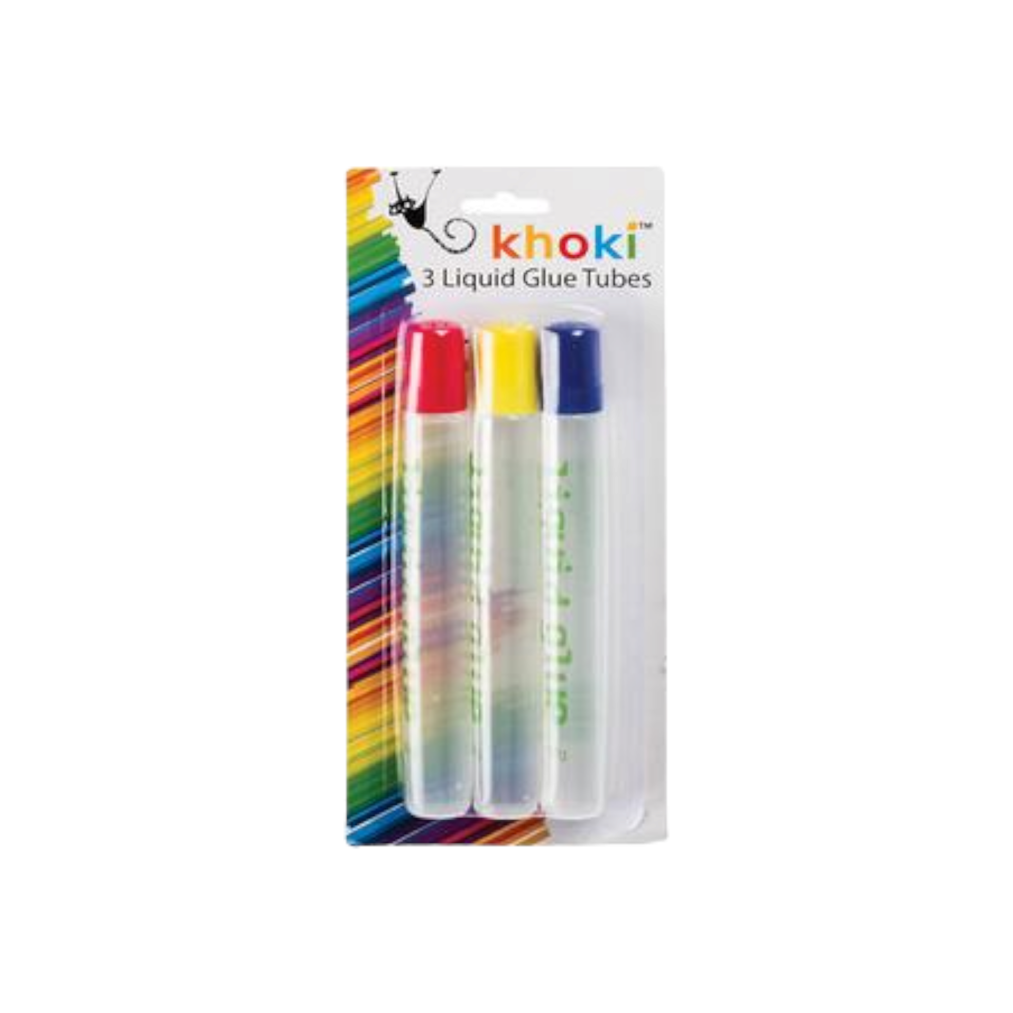 Khoki Glue Stick Liquid 3pc Card