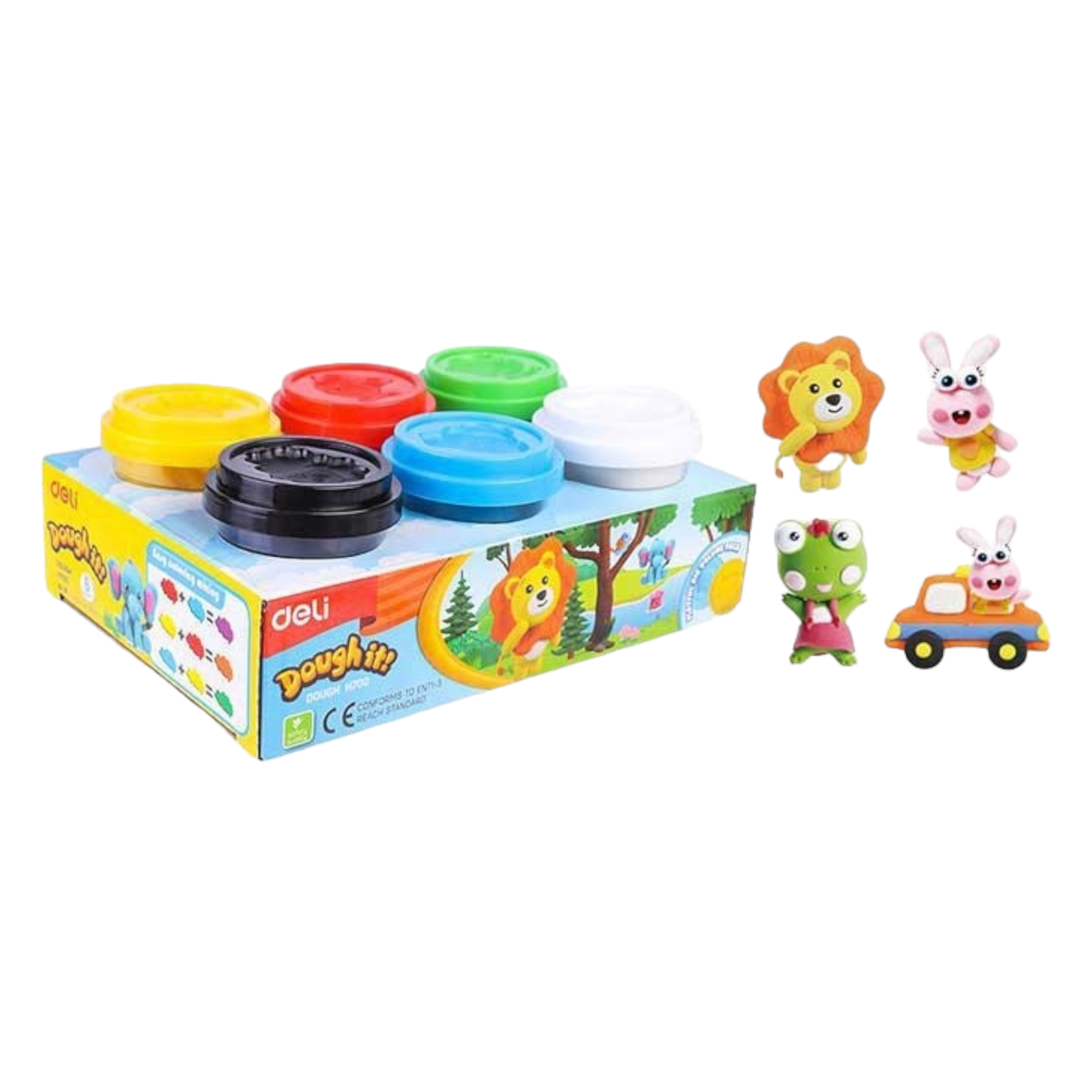 Deli Kids Play Dough Tub 56g 6pack