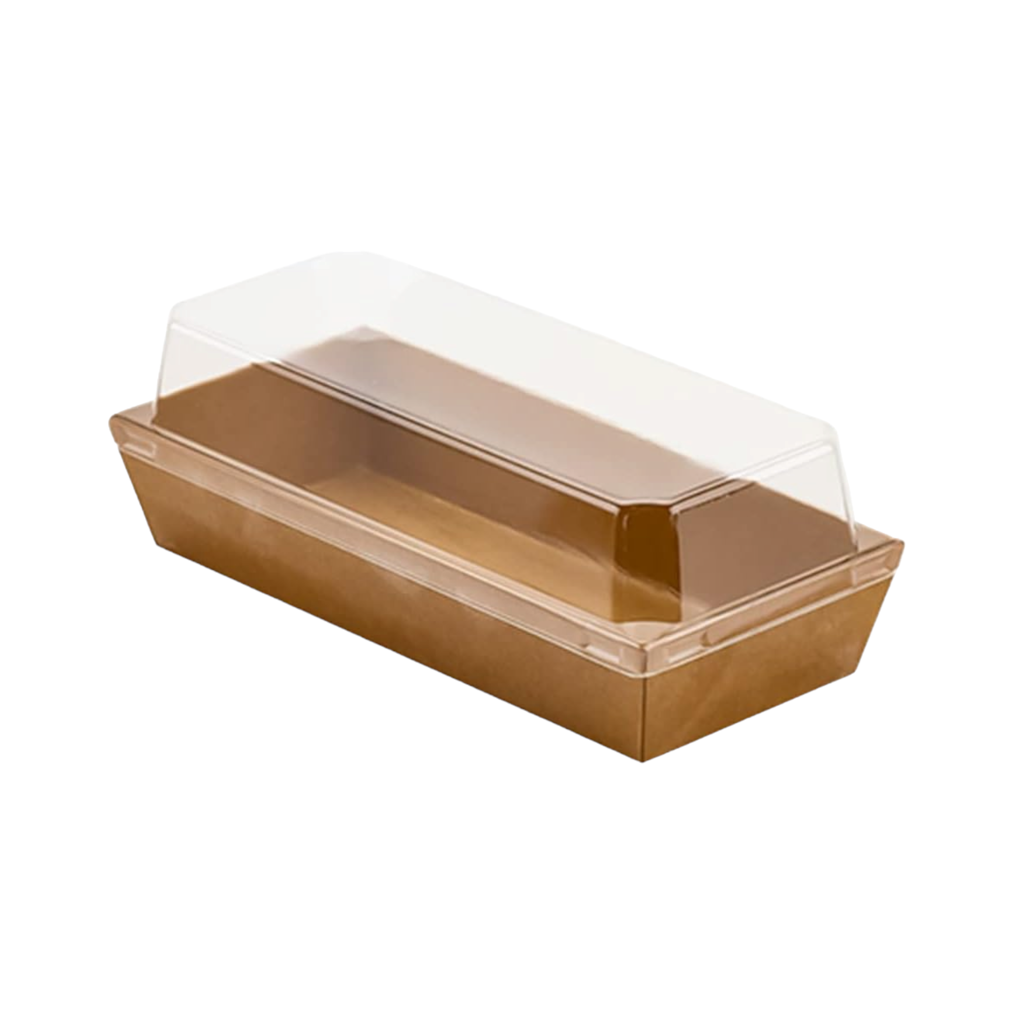 Disposable Take Away Kraft Food Container 17.5x7.5cm 10pack