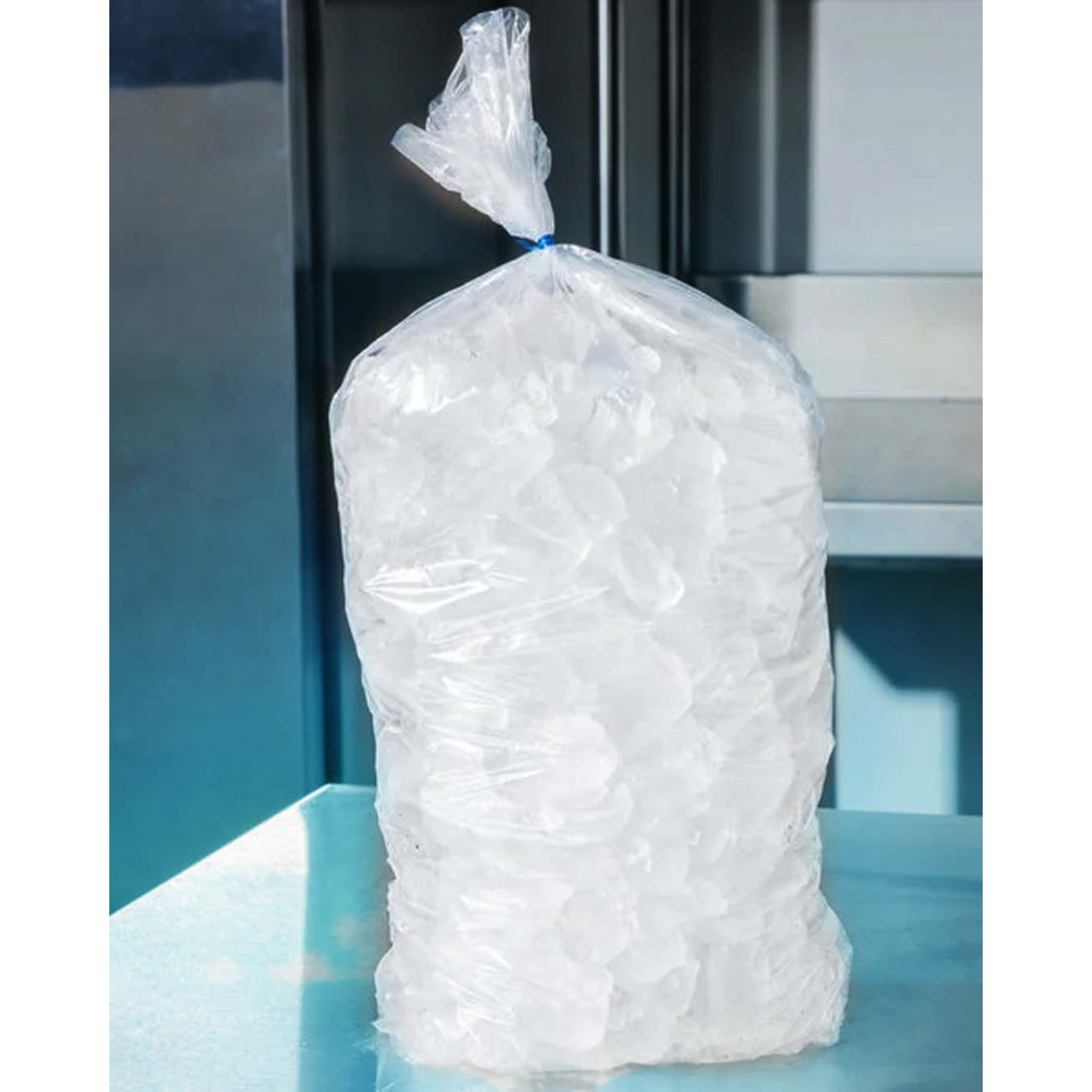 Plastic Ice Block Bags 360x800mm 100microns 10kg 100pack