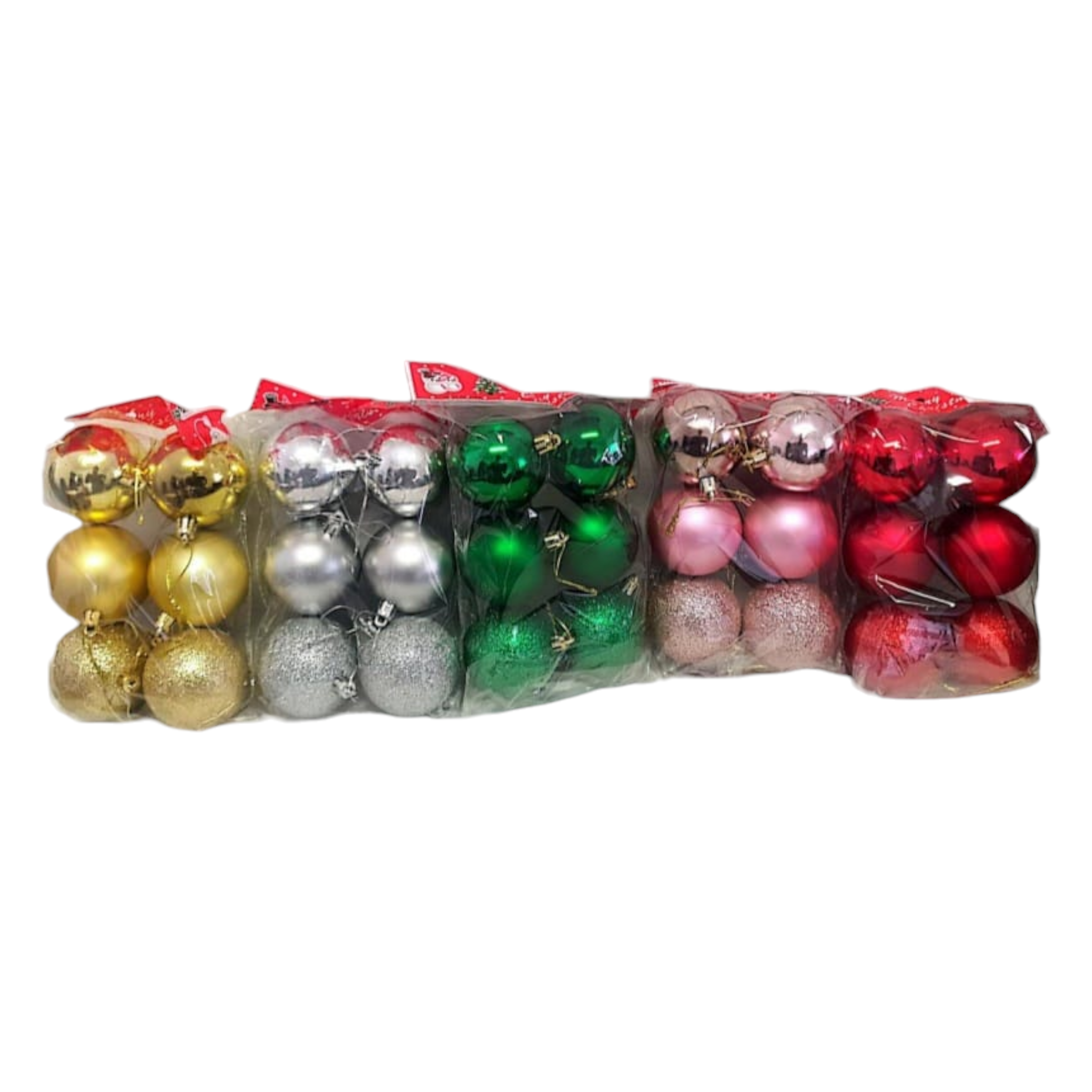 Decorative Color Balls 6cm 6pcs