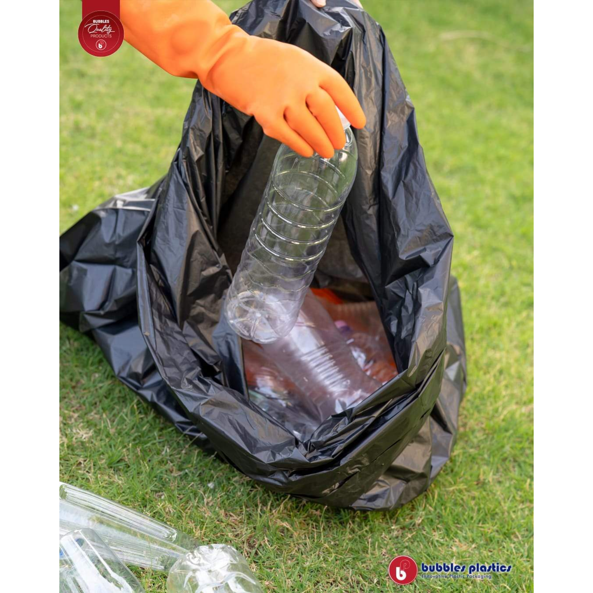 Refuse Bags Recylce 75x95cm 50microns 25pack