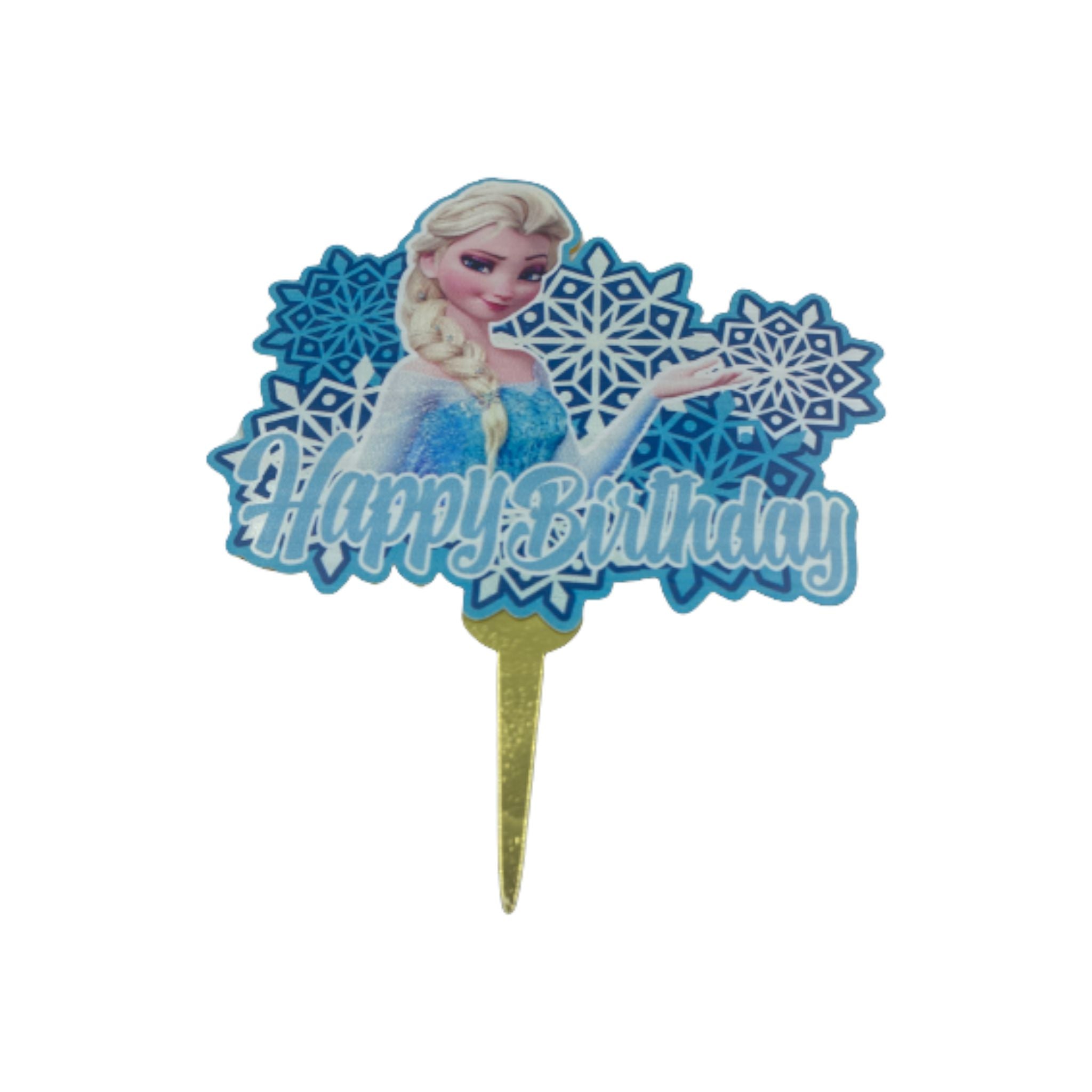 Acrylic Cake Topper Disney Frozen Theme