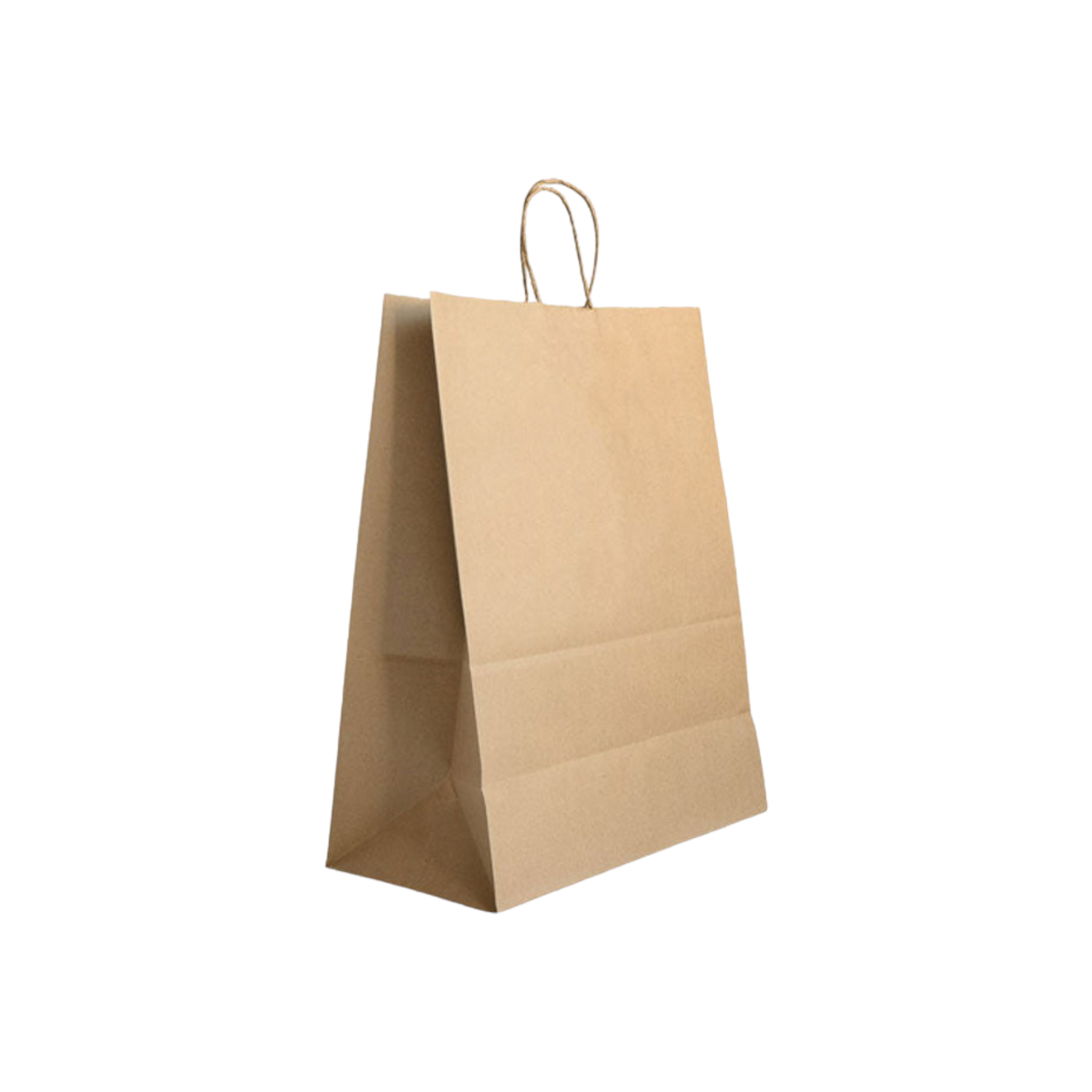 M Kraft Gift Bag Handypack Brown Gussted Bag 42x30x14.5cm with Twist Handles