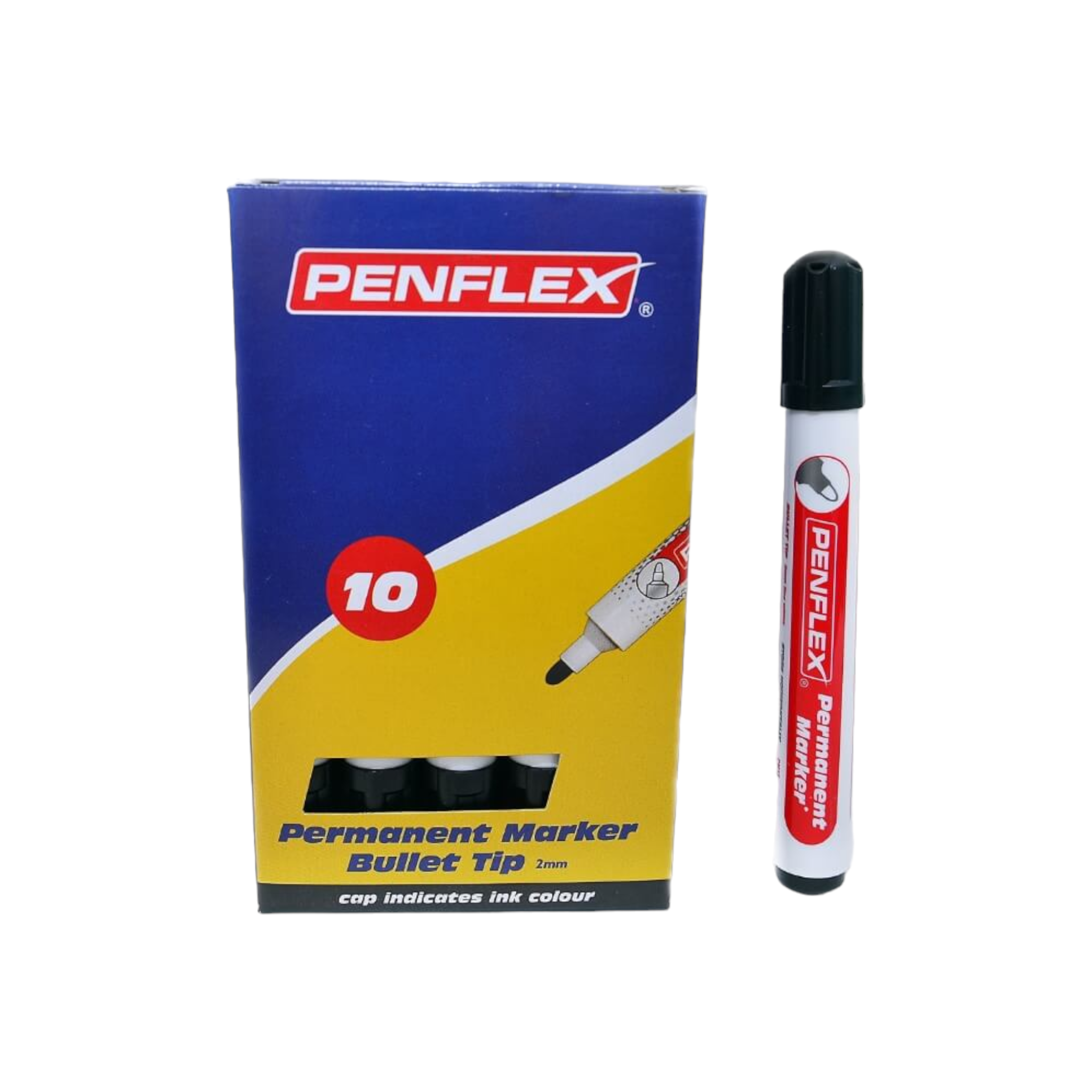 Penflex Bullet Permanent Marker Black