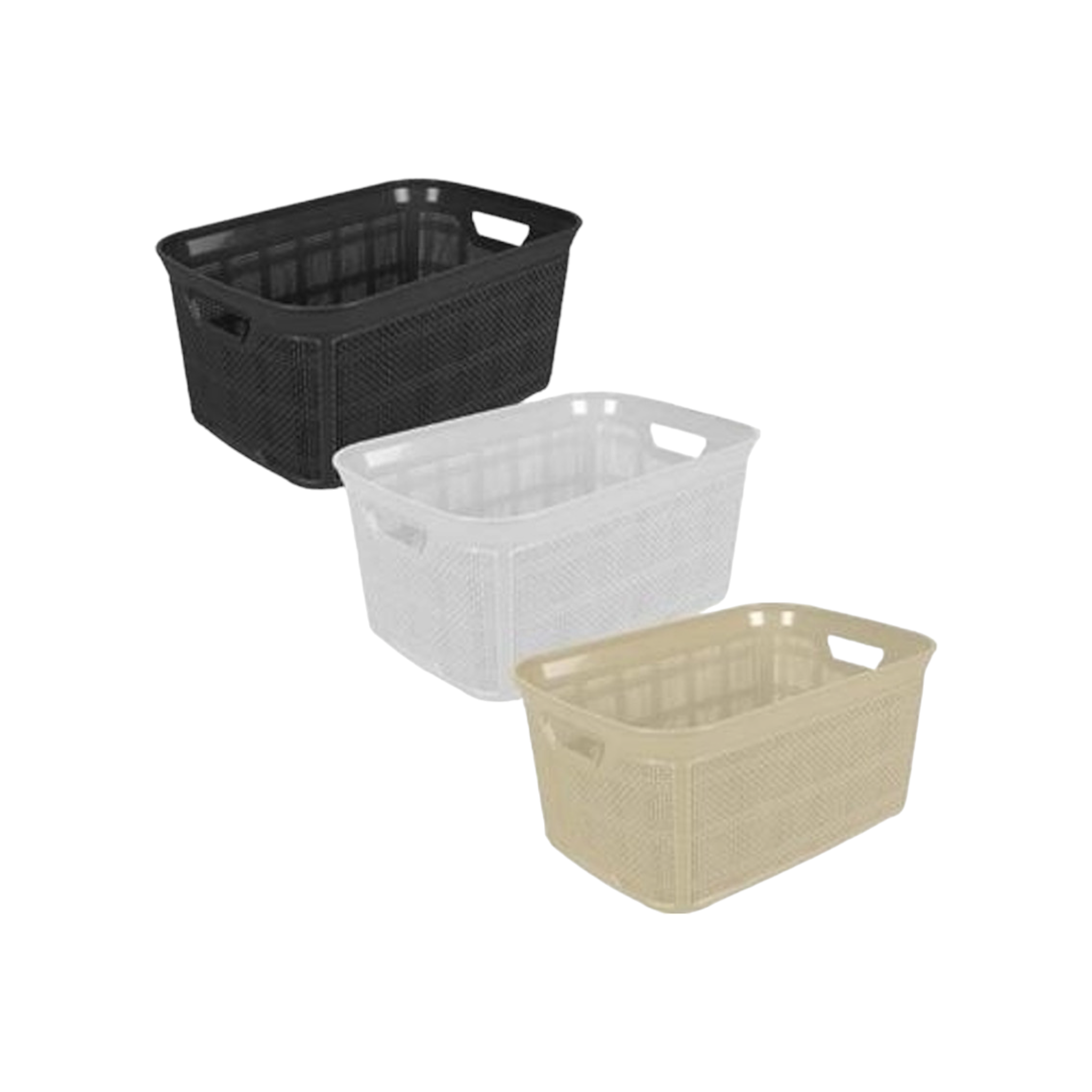 Nu Ware Plastic Basket Lace Design 10L