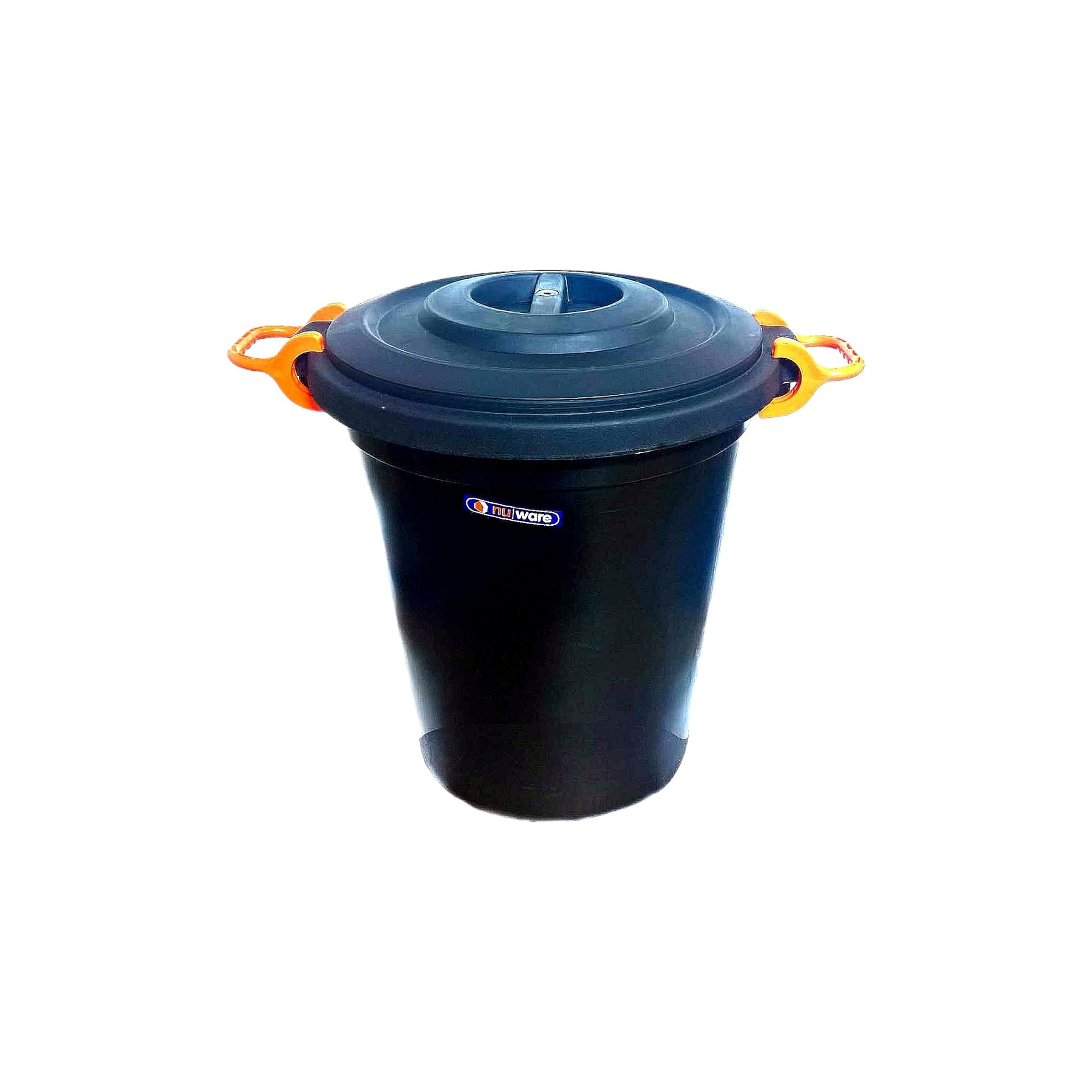 Nu Ware 120L Dumpster Refuse Waste Bin Black Plastic