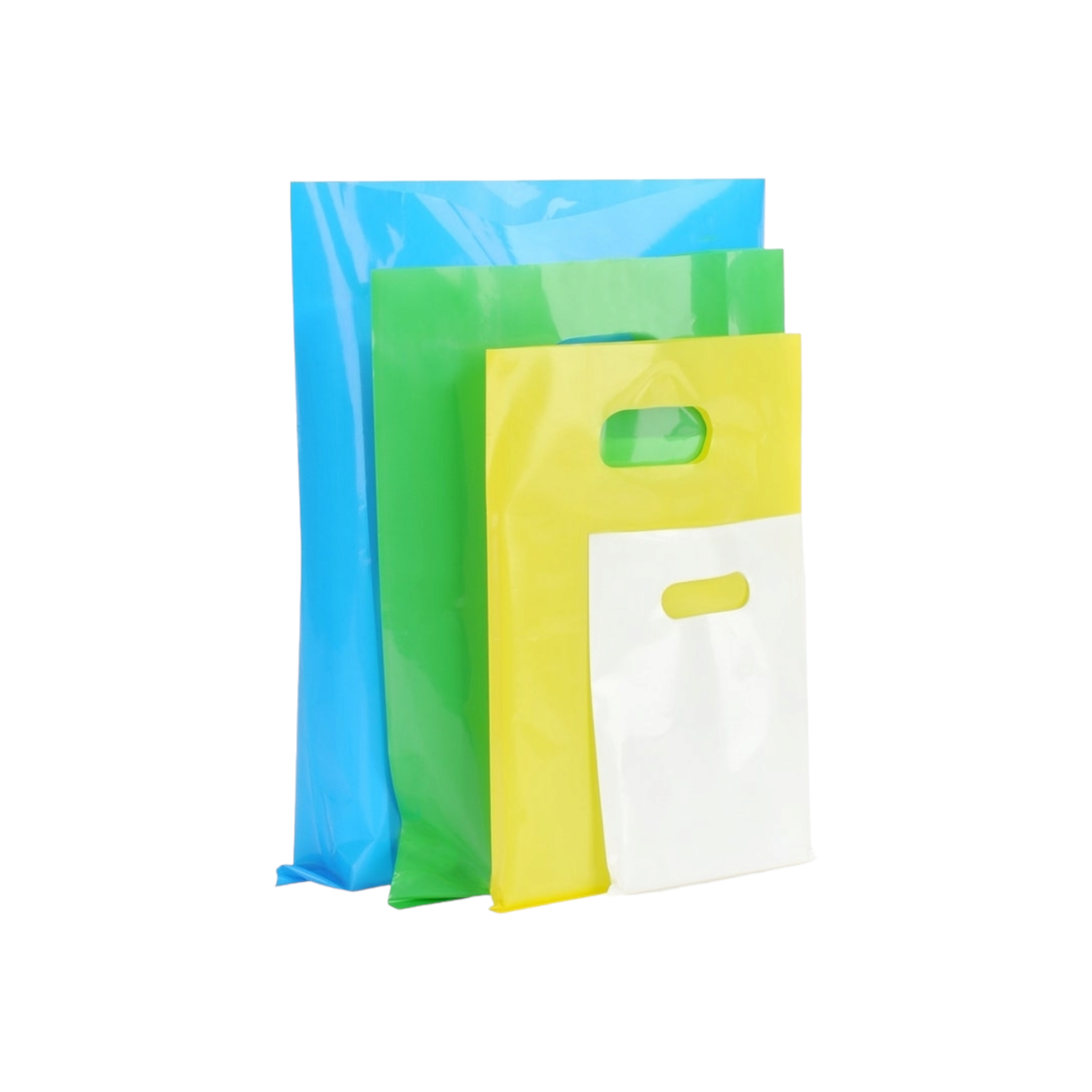 Plastic Boutique Bags 250+100x350mm 75microns 100pack