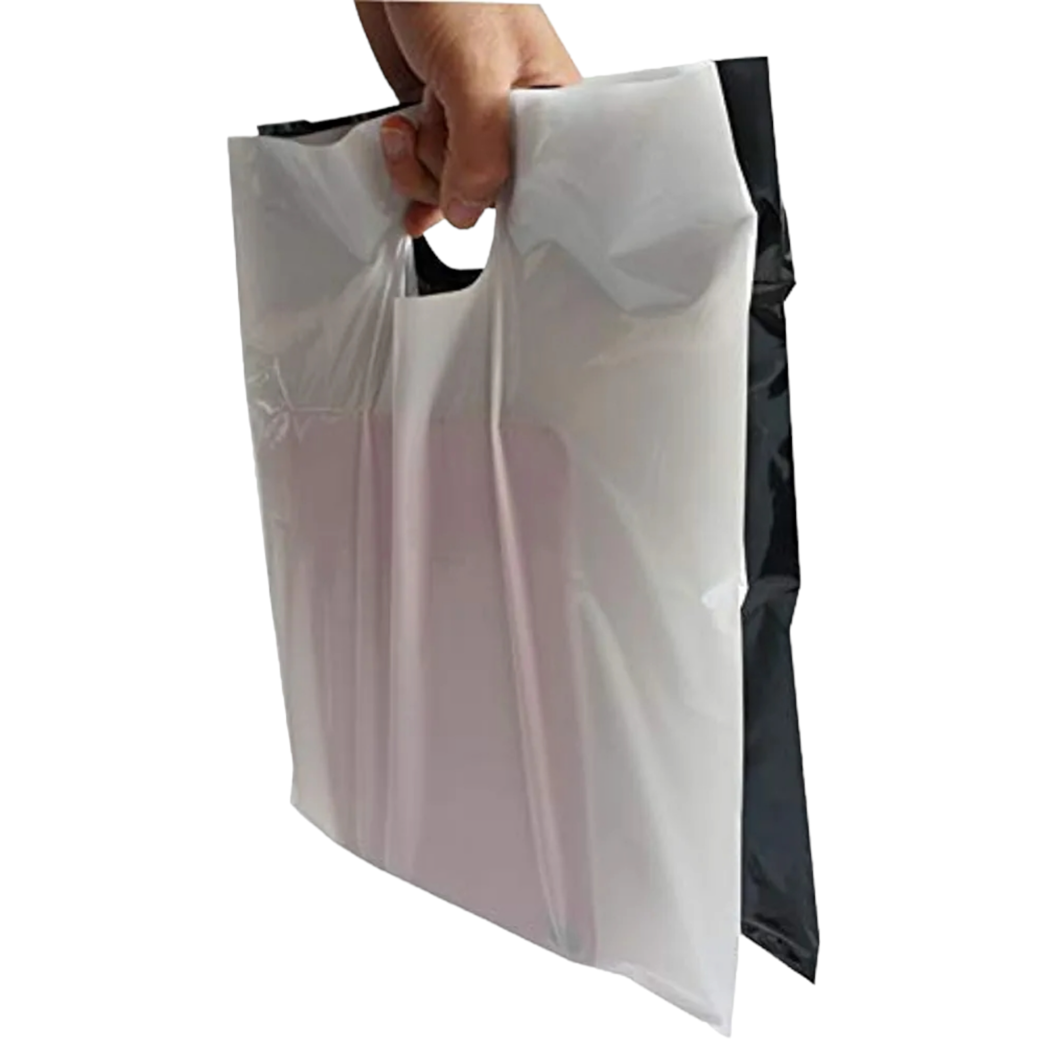 Plastic Boutique Bags 250+100x350mm 75microns 100pack