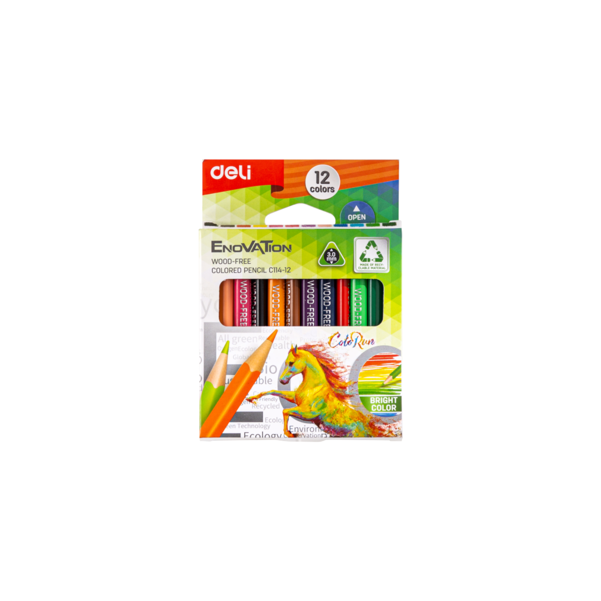 Deli Short Pencil Colours 8.5cm 12pack