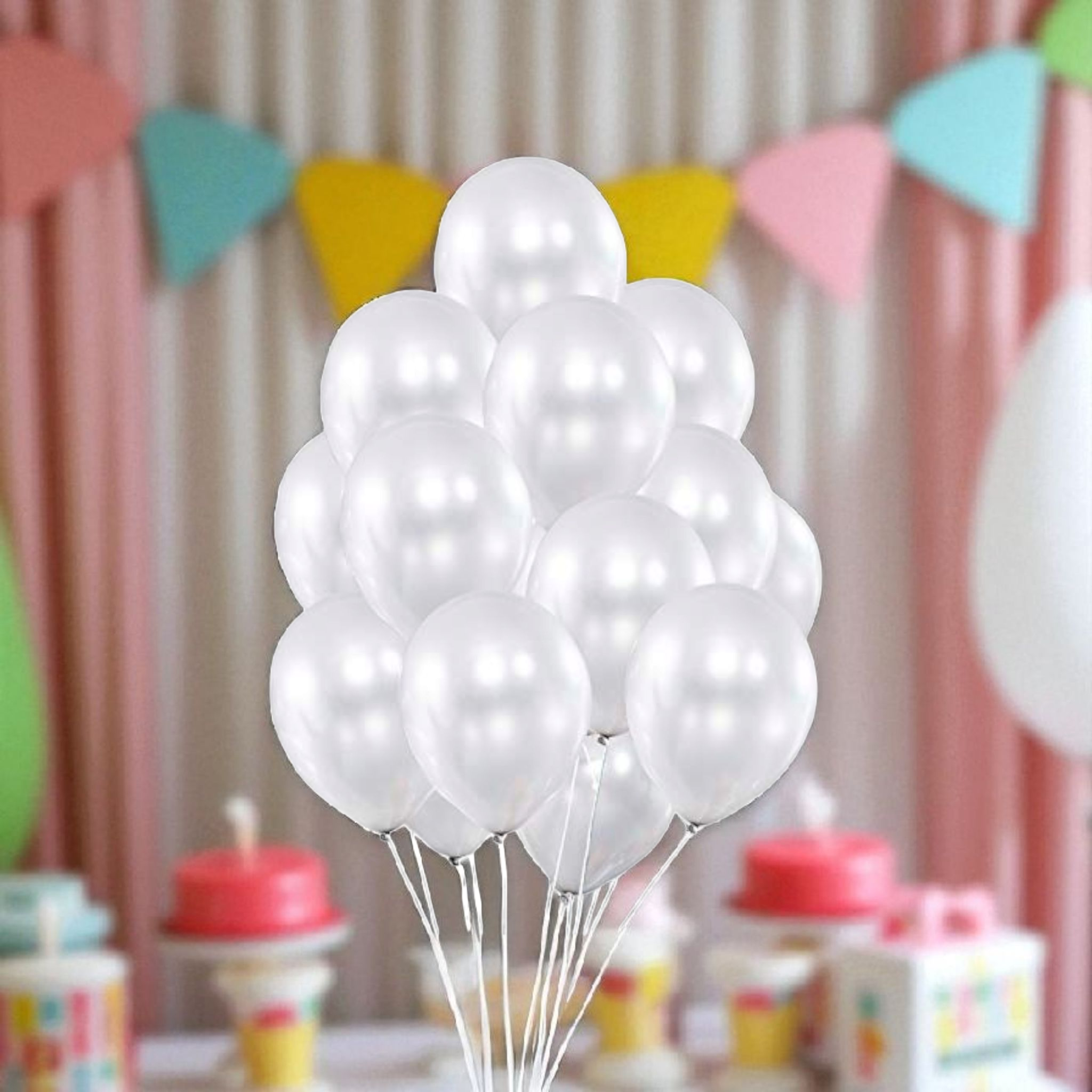 Latex Metallic Party Balloons ±30cm 12inch 6pack