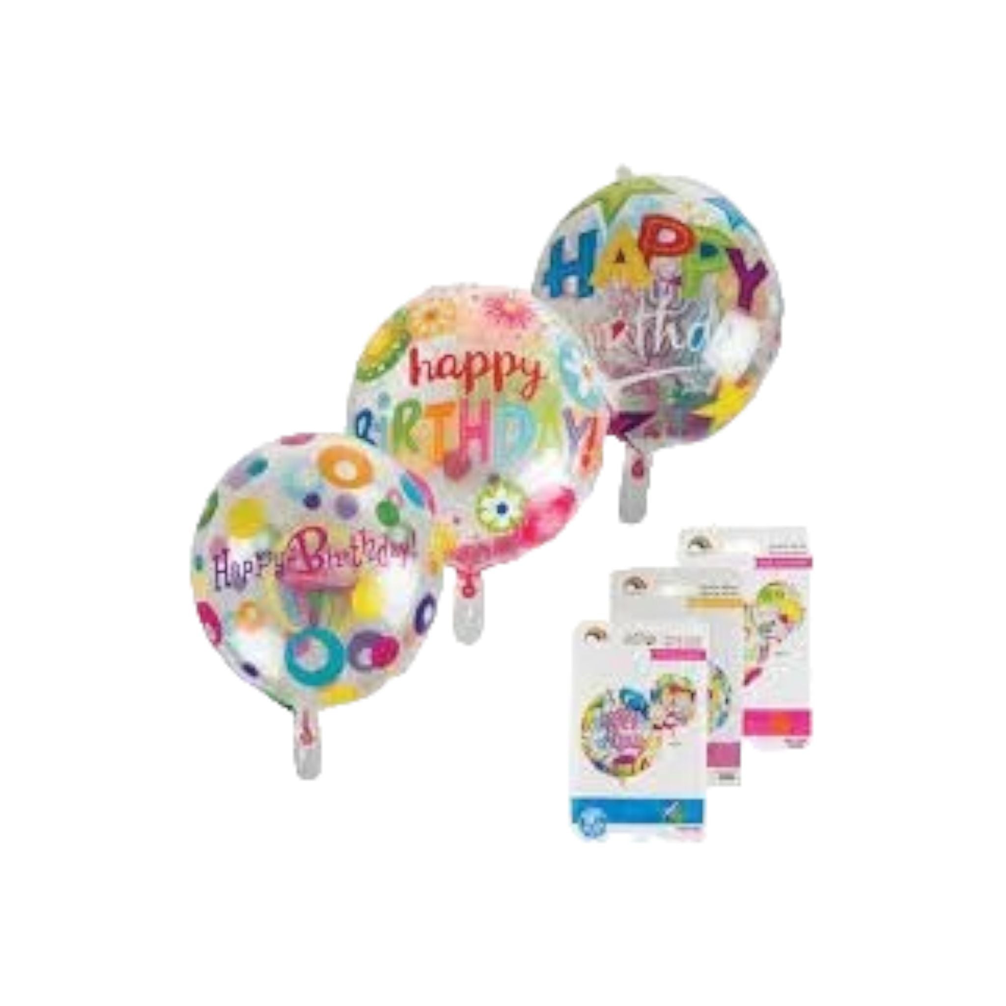 Foil Balloons Happy Birthday 45cm