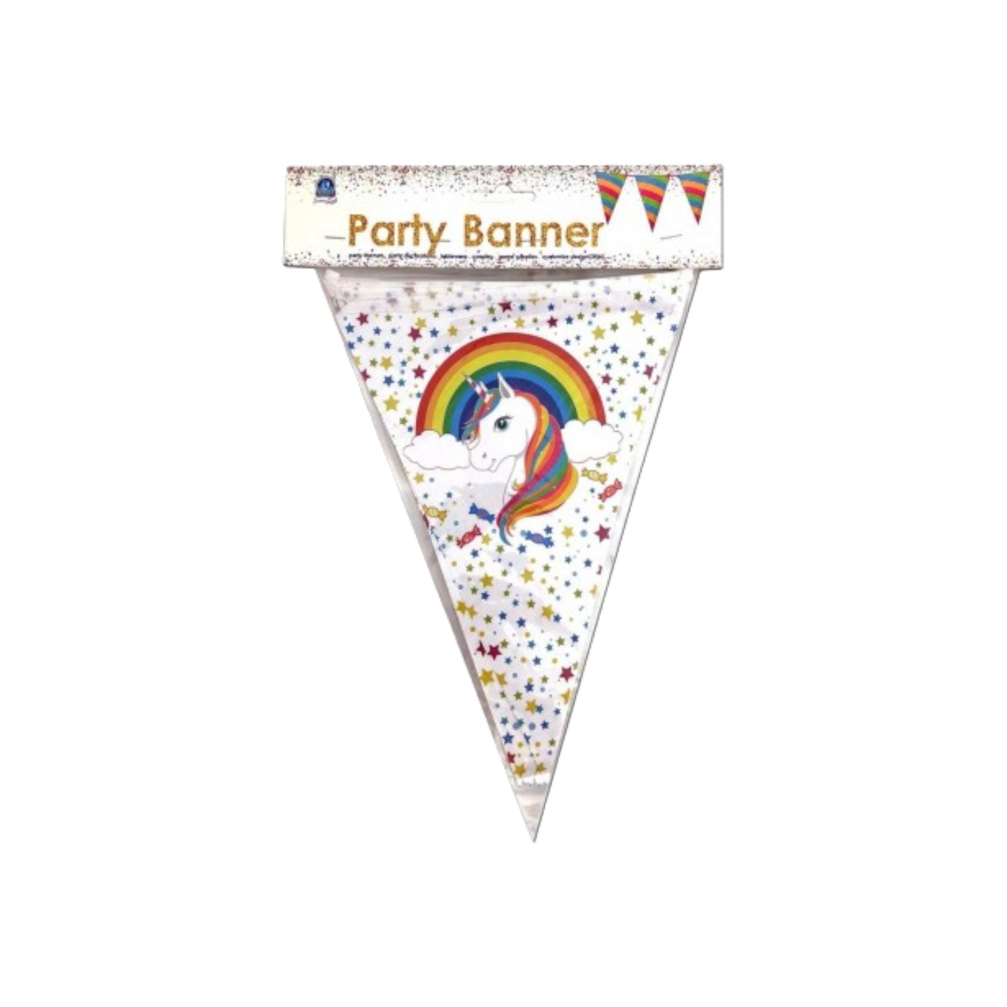 Unicorn Flag Banner 10pc Unicorn Print