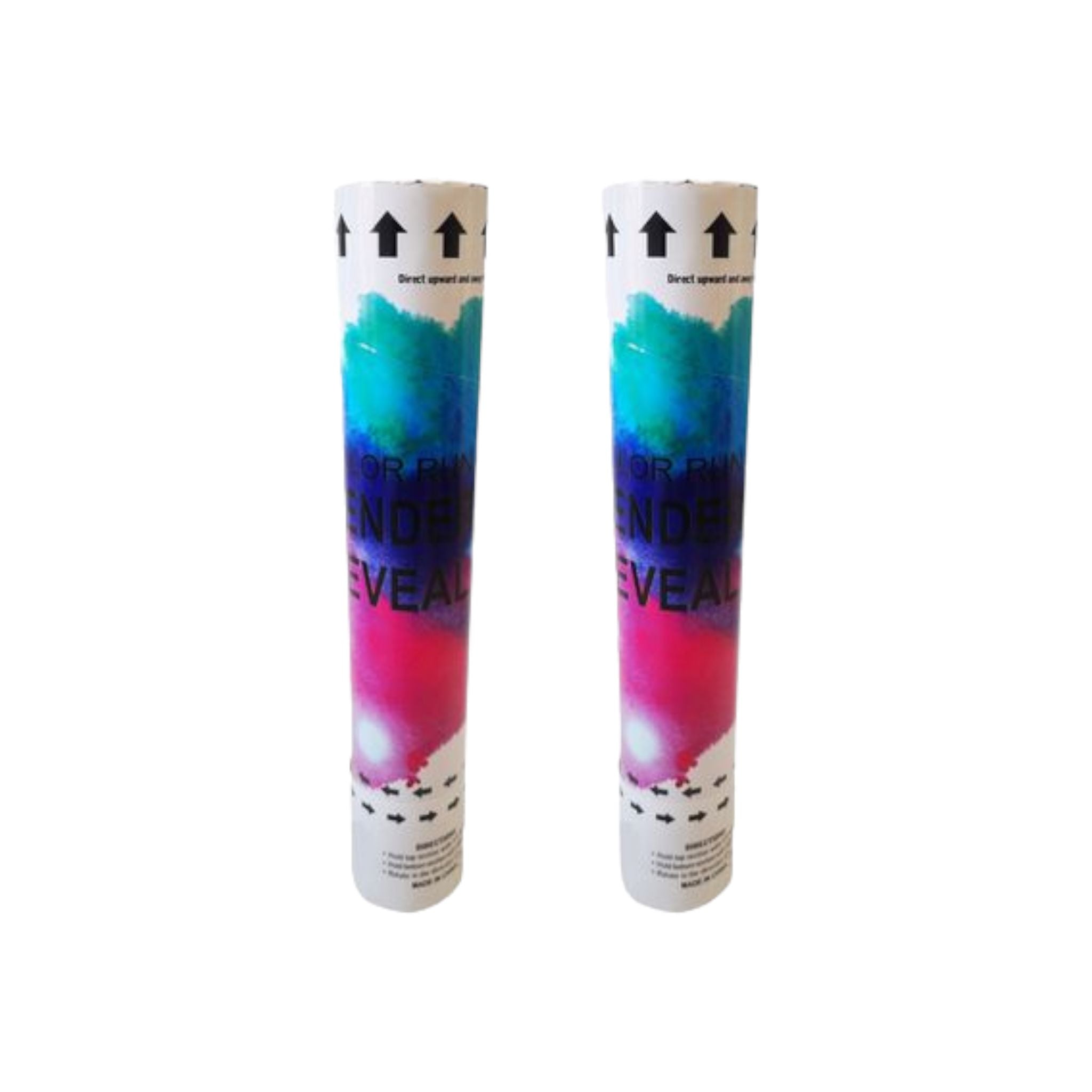 Party Color Smoke Popper Paper Tube Gender Reveal 30g 30cm 1pc