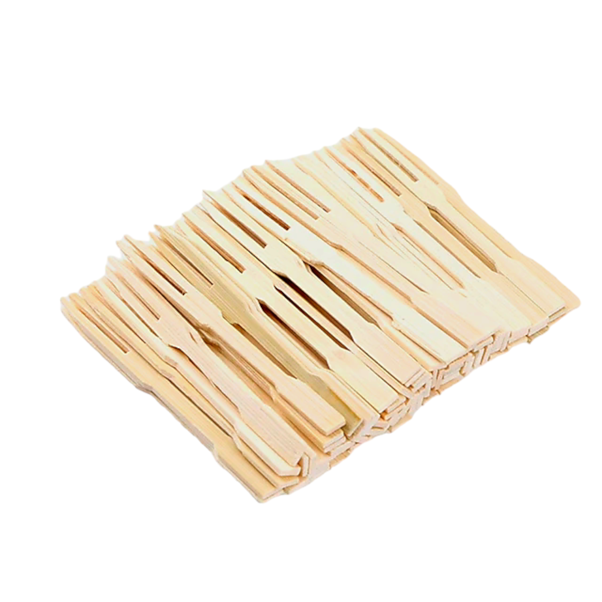 Disposable Bamboo Cocktail Forks 50pcs