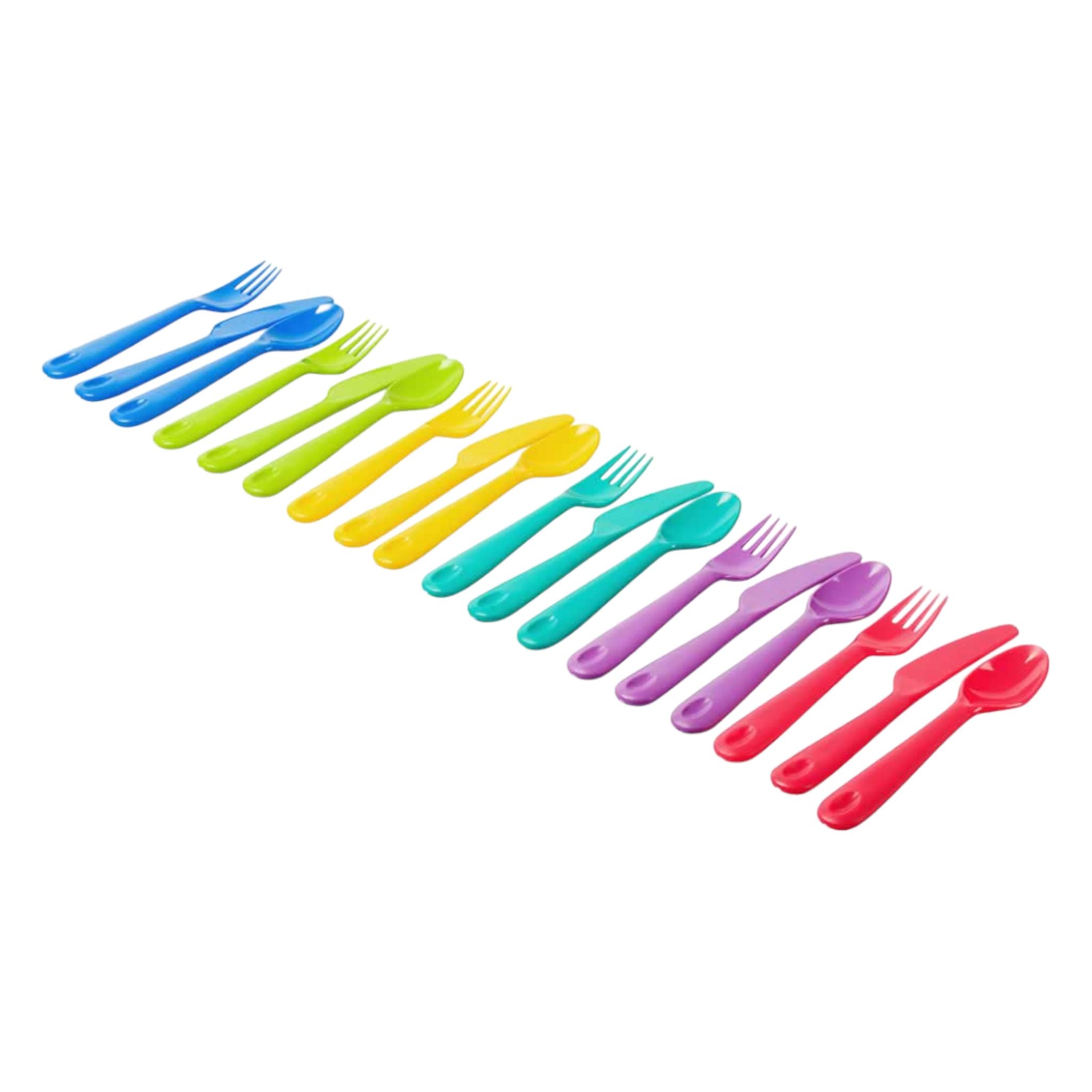 Plastic Cutlery for Kids 18pack Buzz