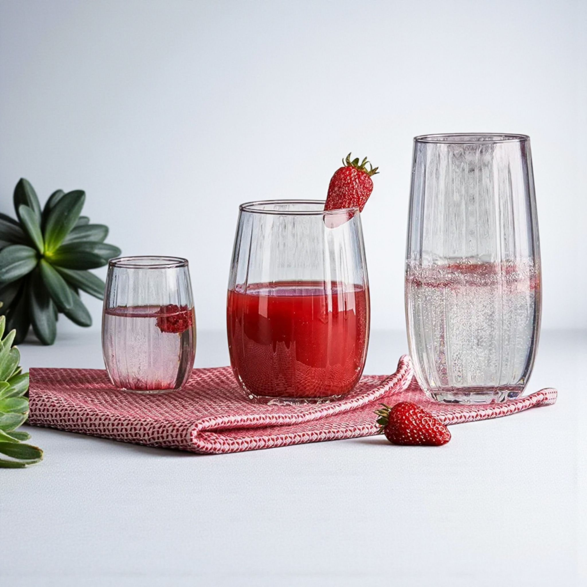 Pasabahce Linka Hiball Glass Tumbler 380ml 6pack 23633