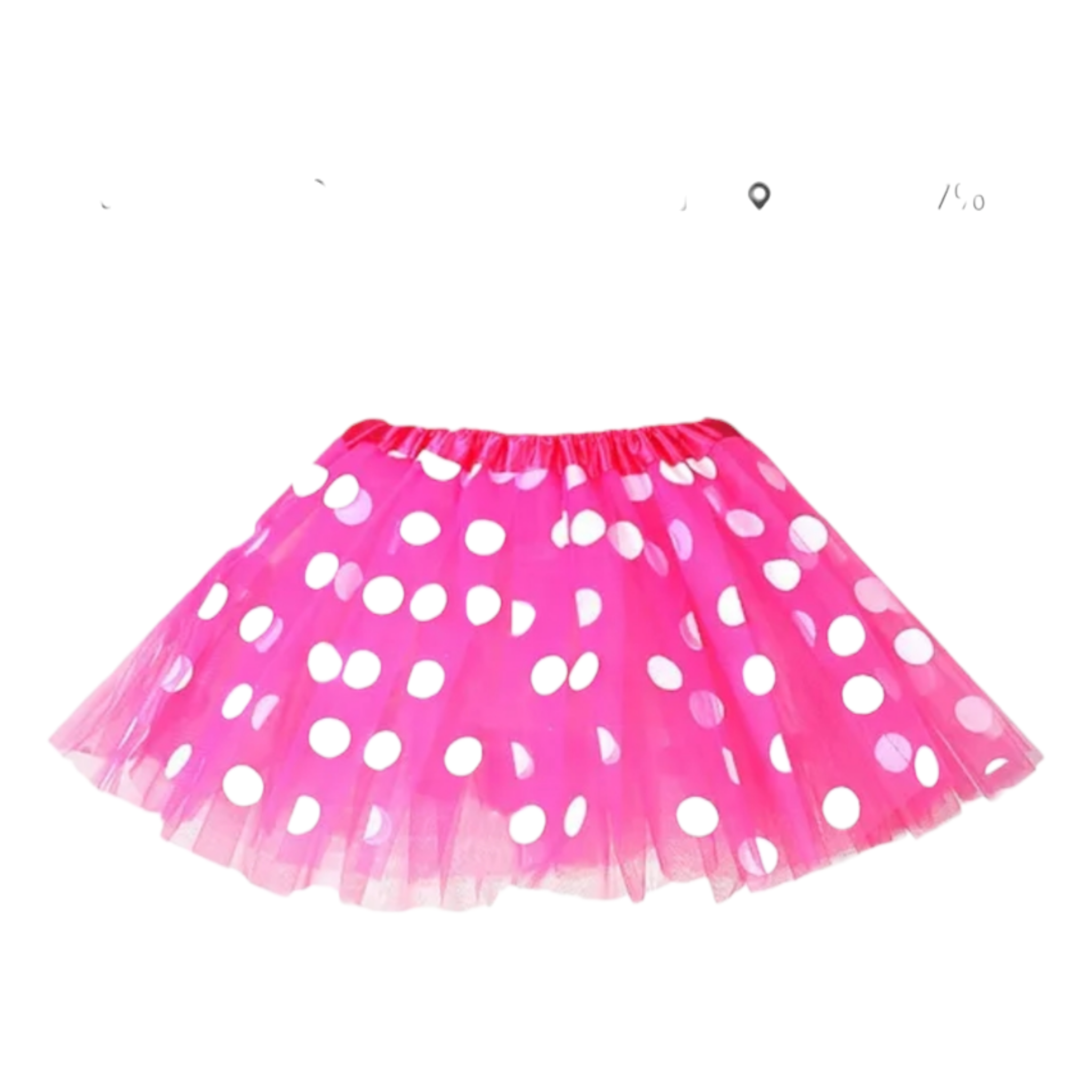 Girls Dressup Tutu Polkadot Skirt 30cm