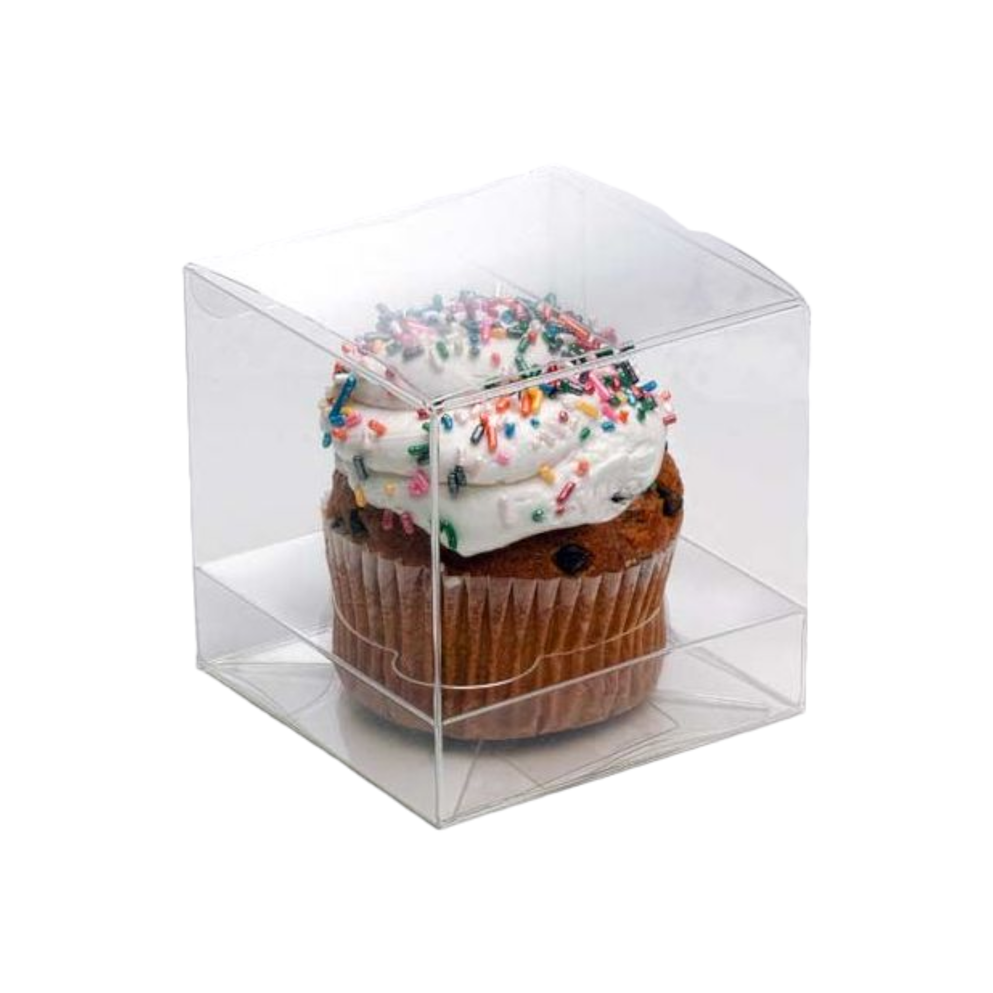 PVC Muffin Box 80x80mm 10pack