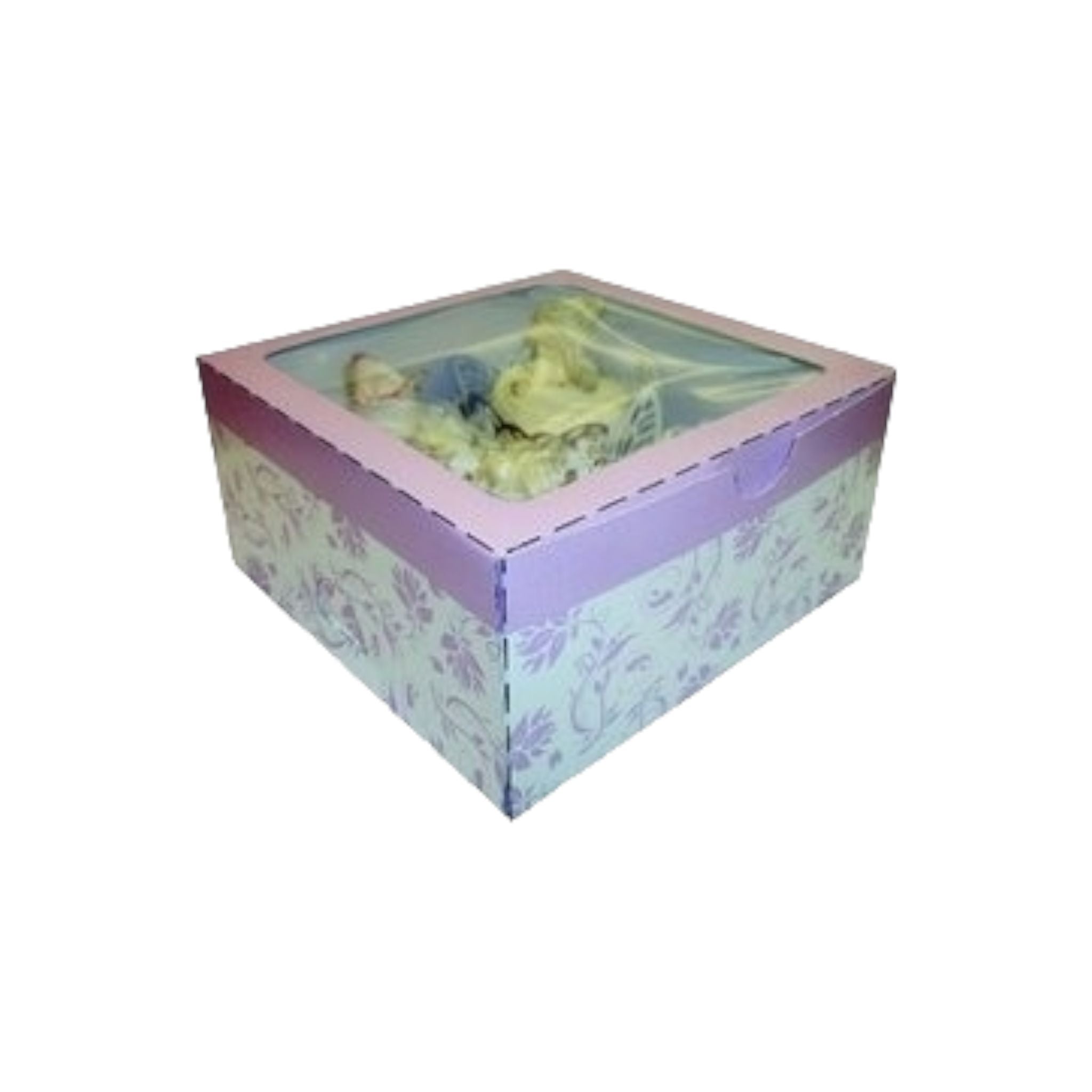 Muffin Cupcake Biscuit Card Box 13x9x3 12-Cup