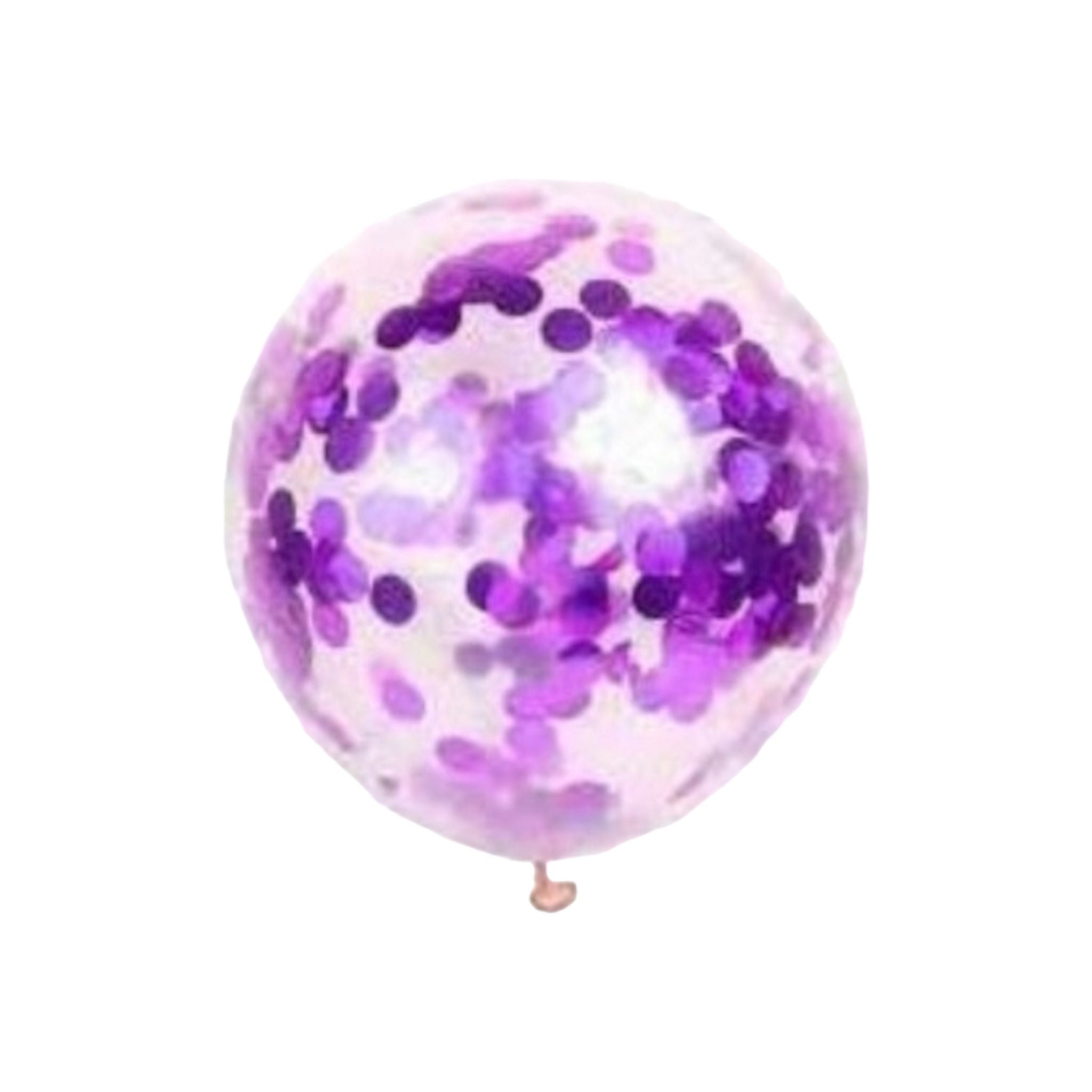 Bobo Balloon Clear 24inch Helium Grade with Large Confetti LJ-1804