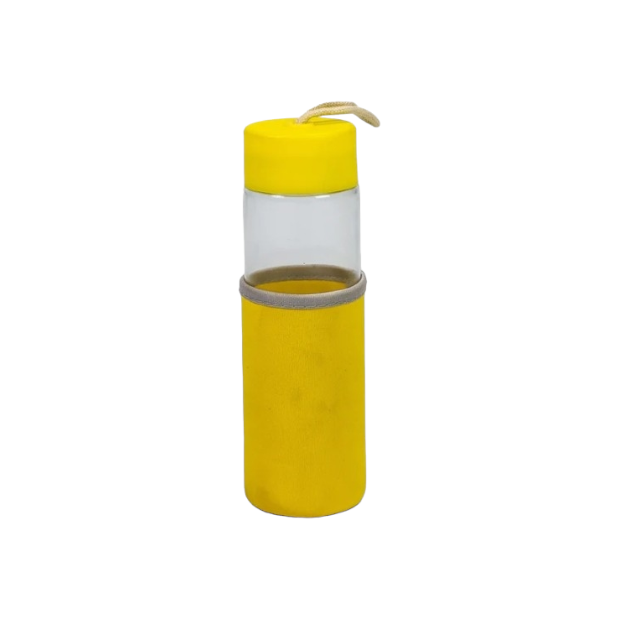 Sports Glass Water Bottle with Sleeve