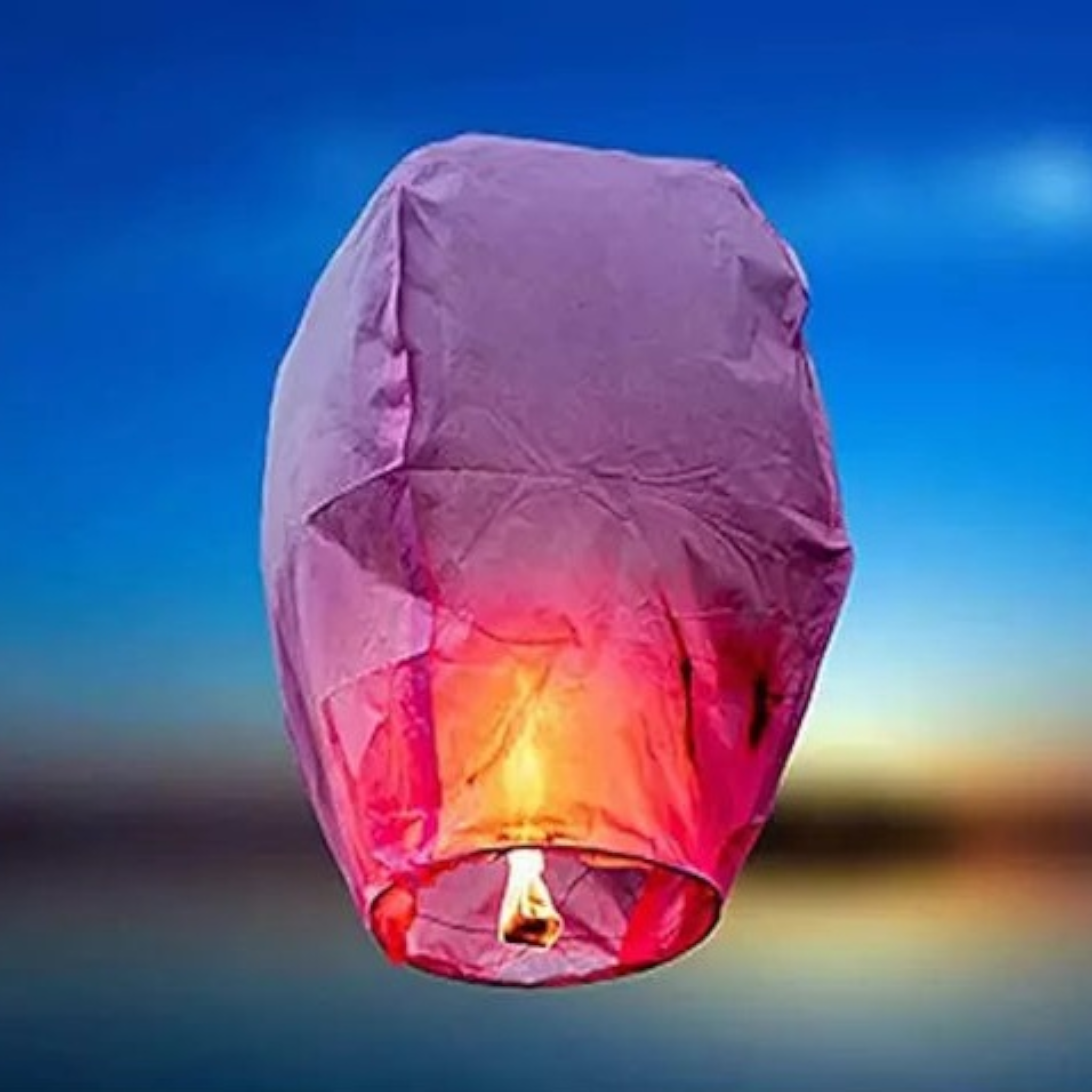 Sky Lantern Cotton Tee Paper with Light